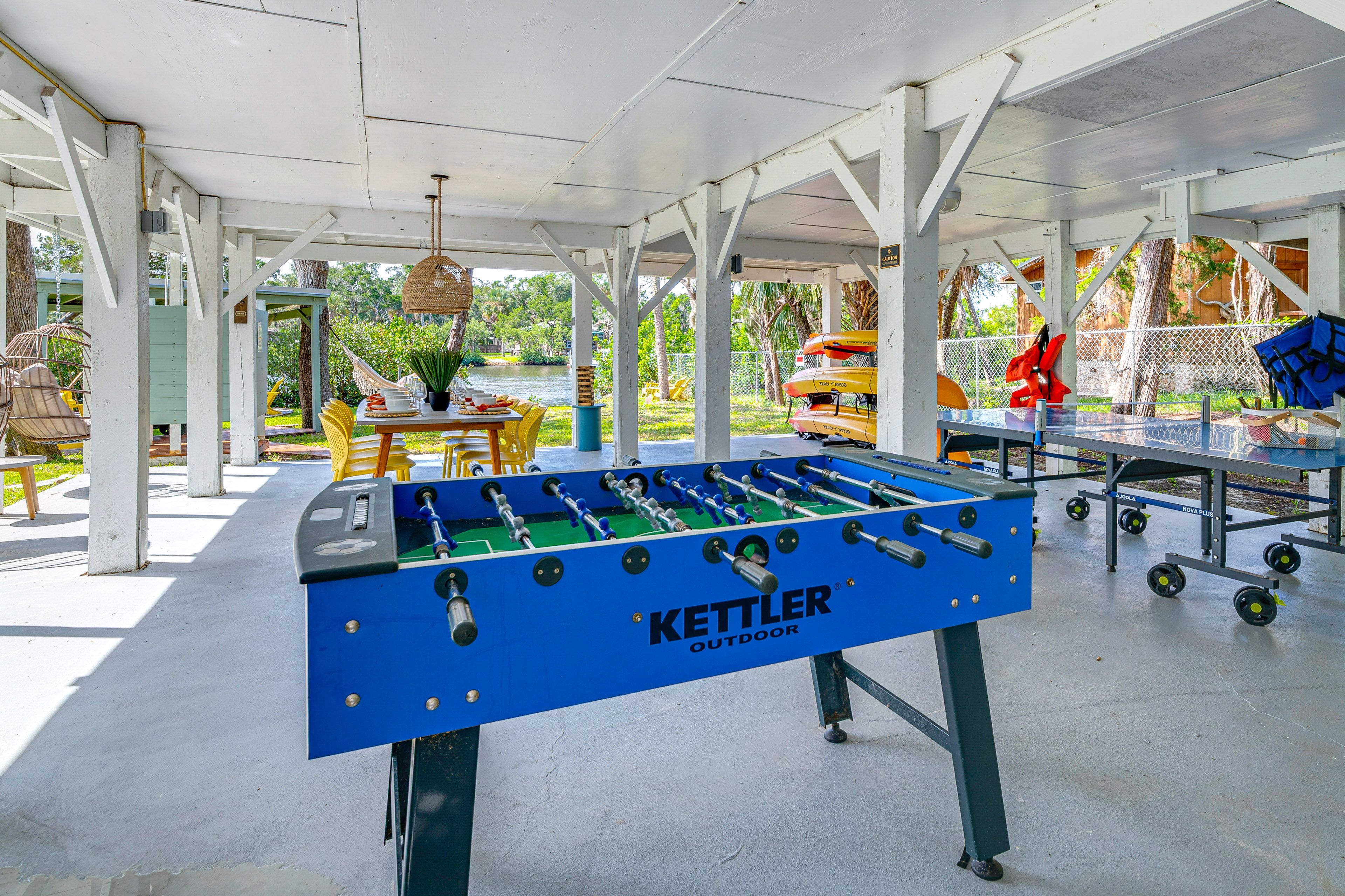 Covered Patio | Foosball Table | Ping-Pong Table