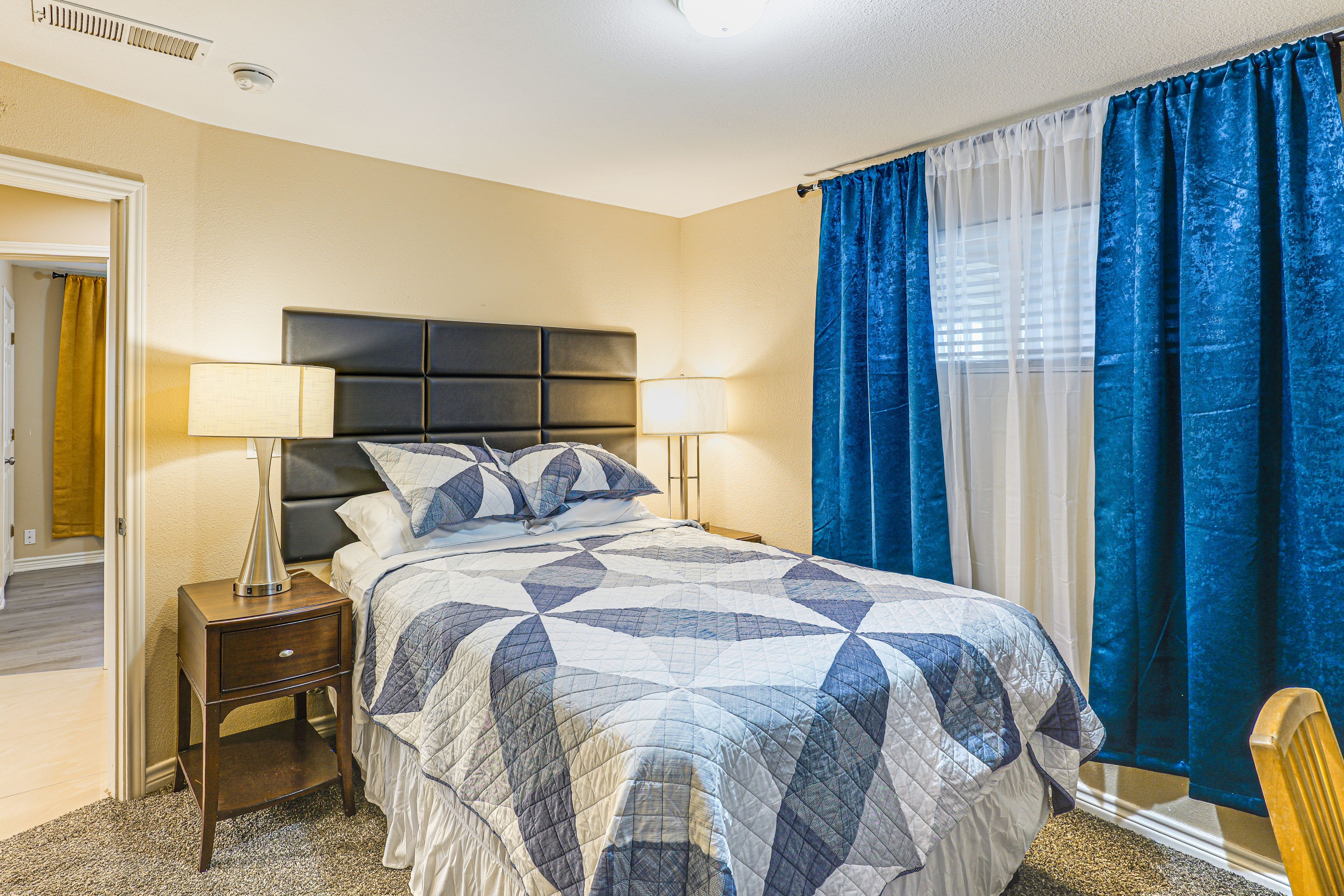 Bedroom 3 | Queen Bed | Laptop-Friendly Workspace