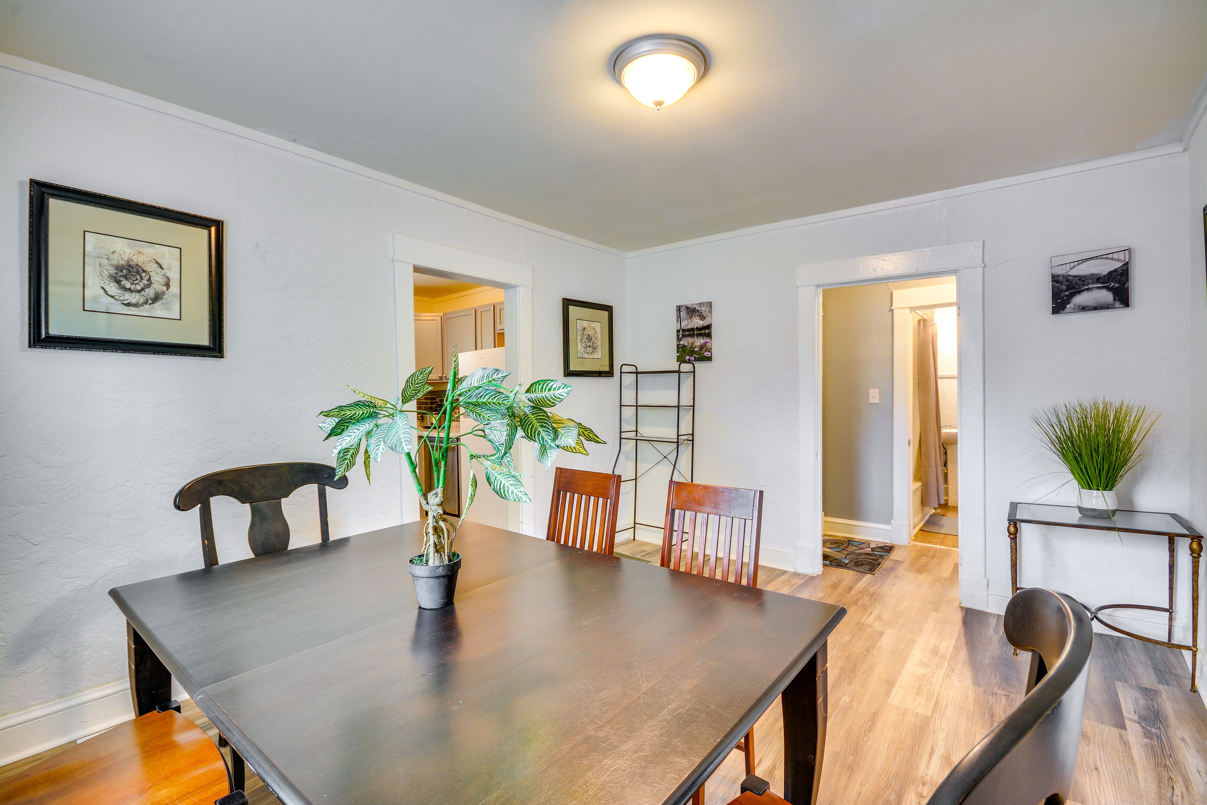 Dining Room | Full Kitchen | Central A/C & Heating