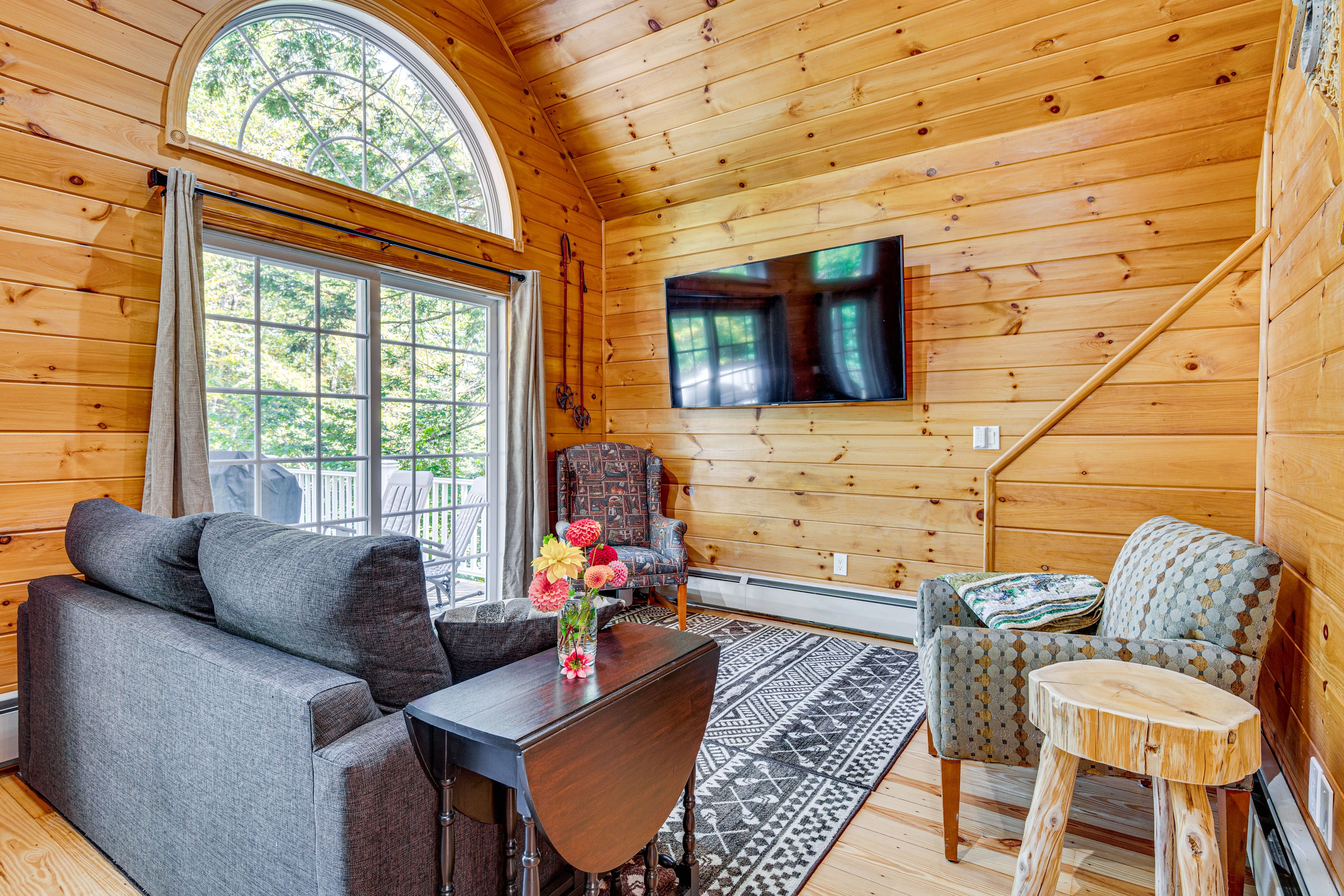 Living Room | Main Level | Queen Sleeper Sofa | Mini-Split Heating & A/C