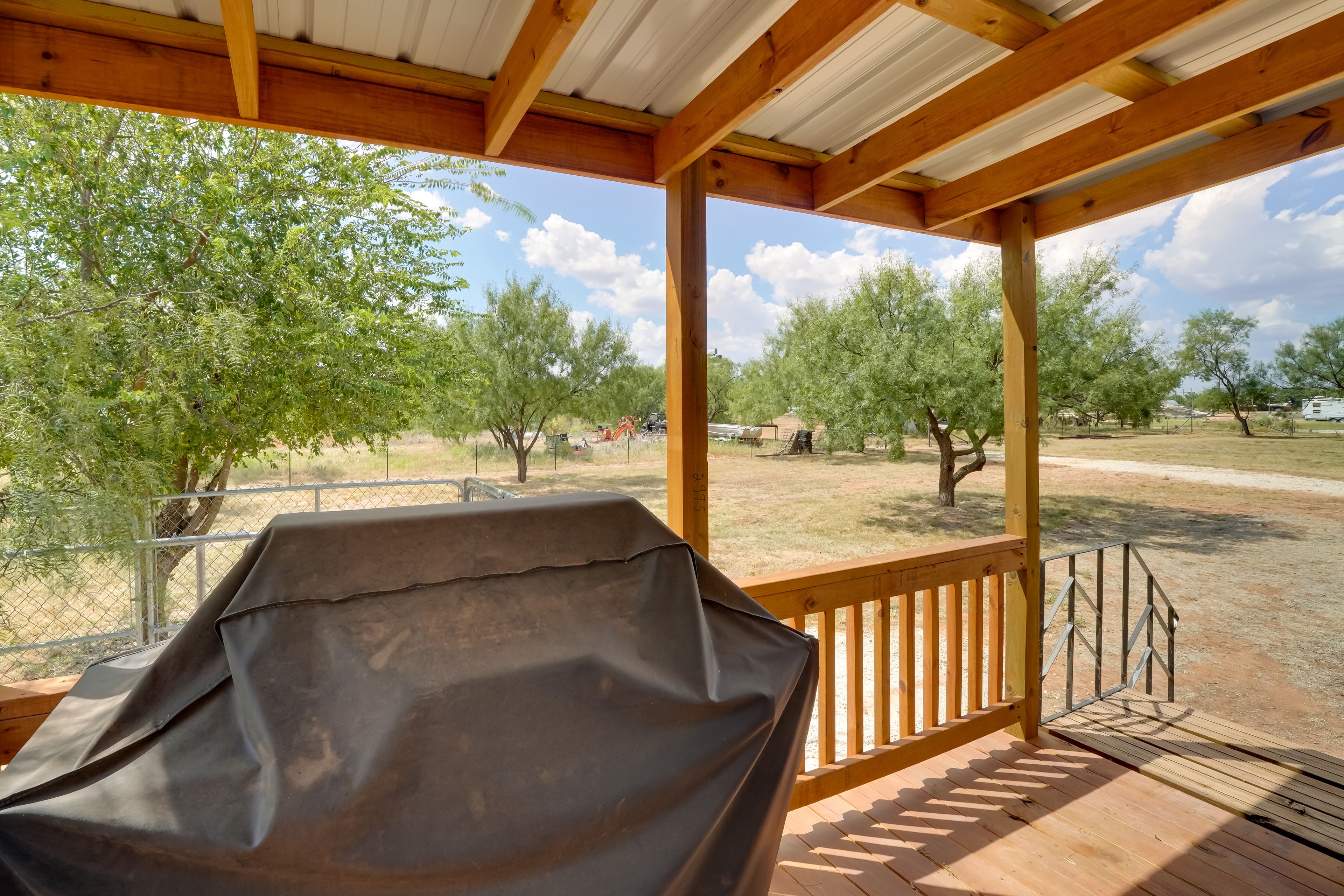 House Exterior | Covered Deck | Gas Grill