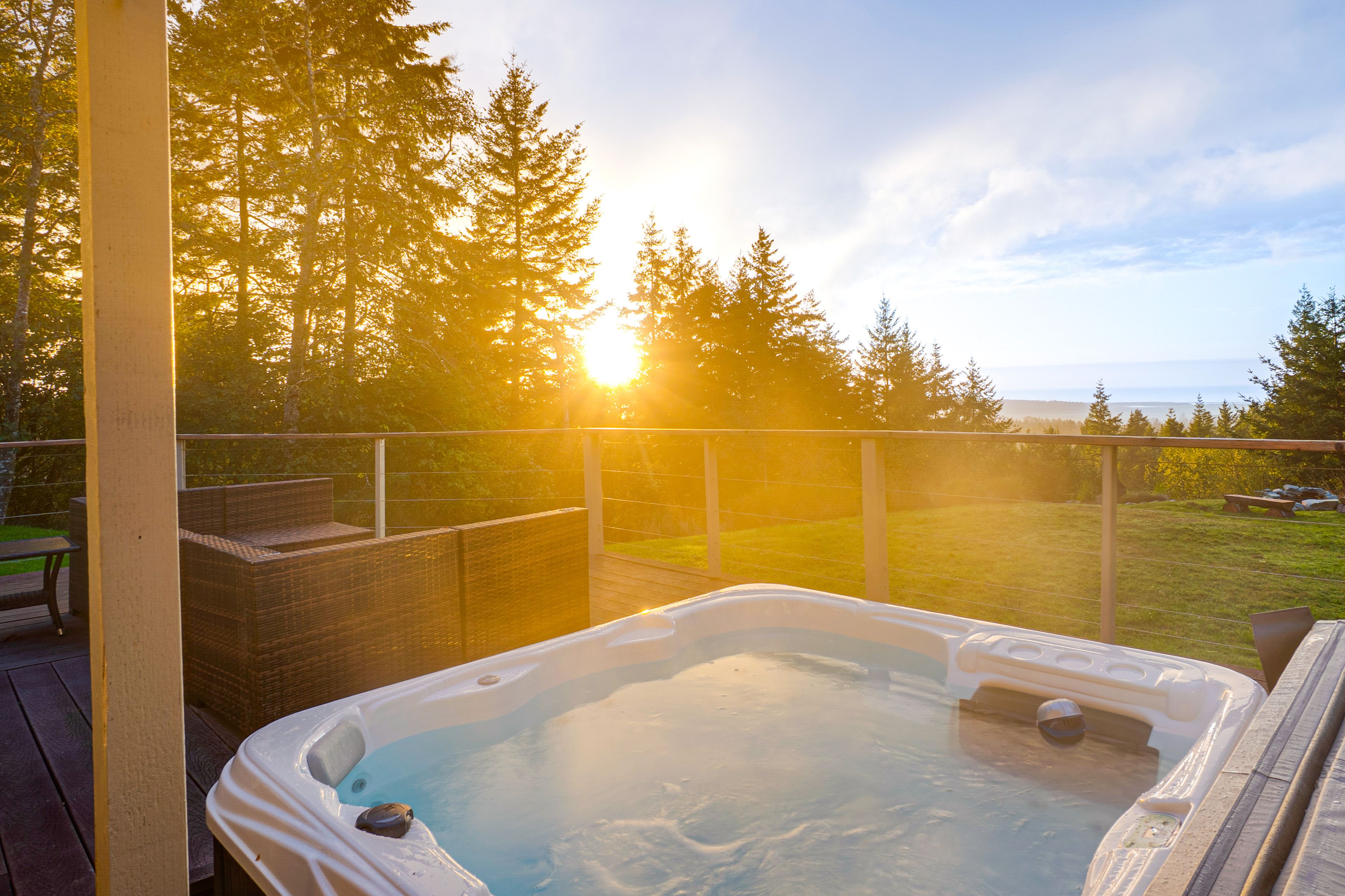Private Hot Tub | Valley & Ocean Views