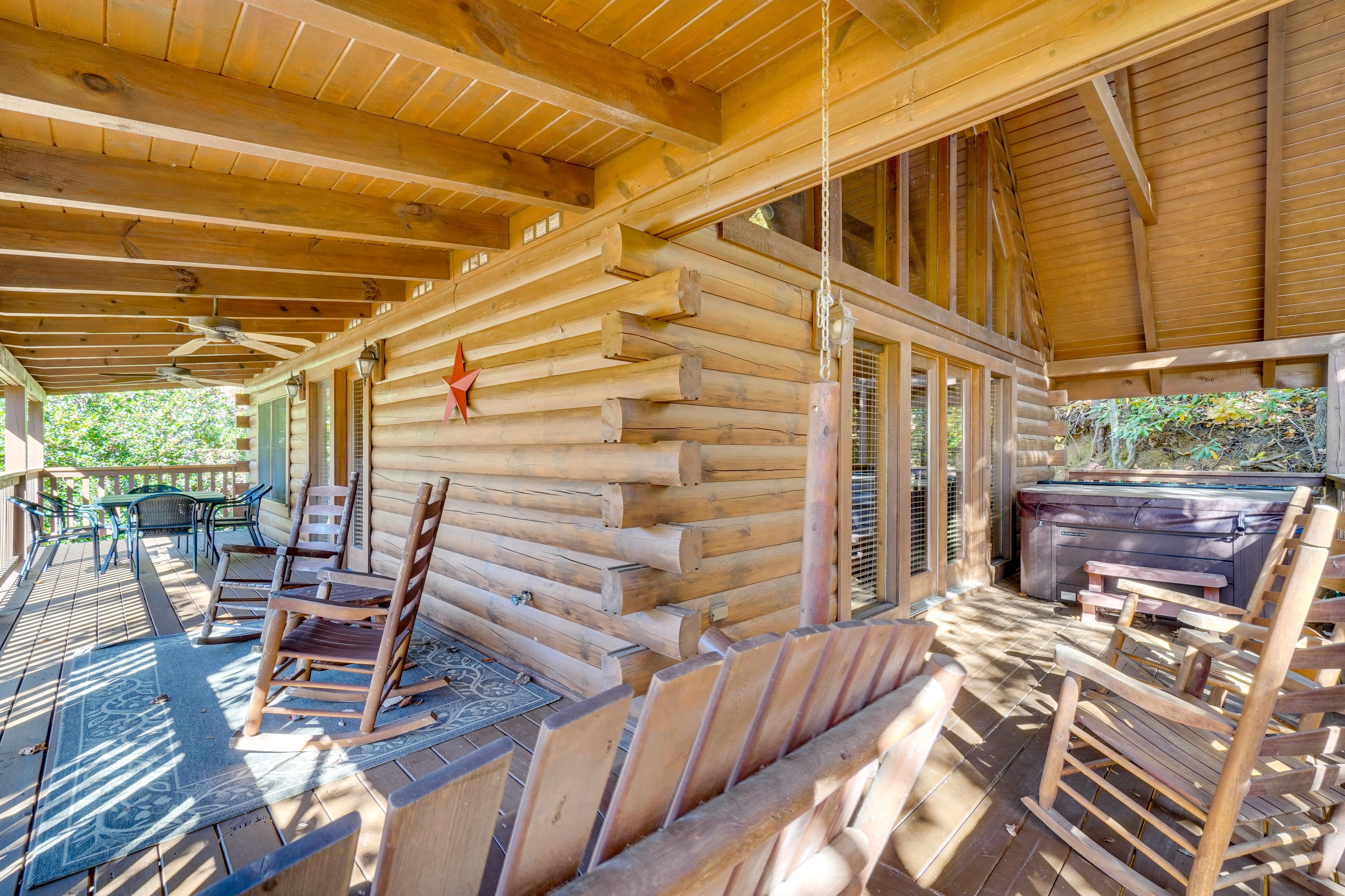 Balcony | Dining Space | Rocking Chairs