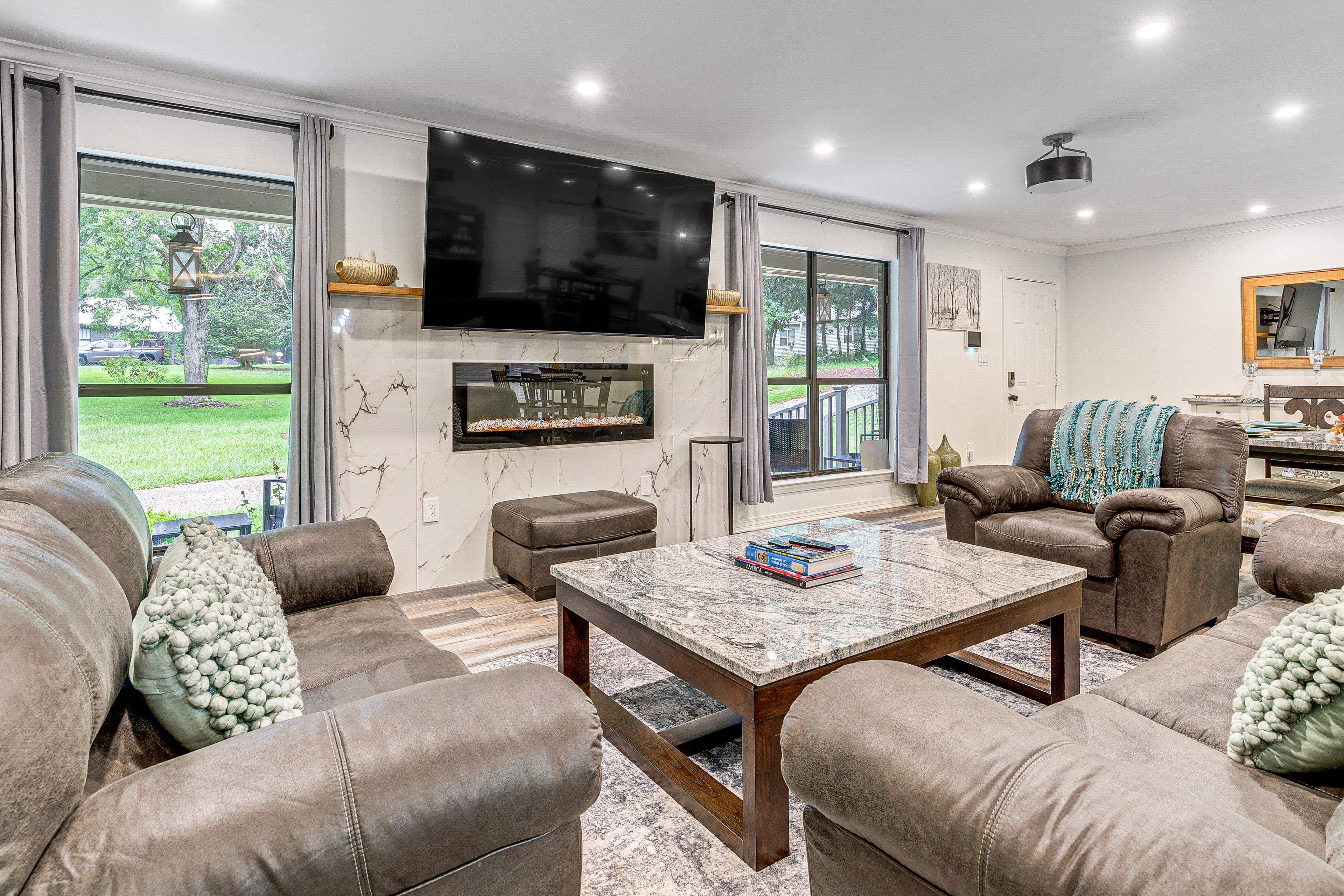 Living Room | Single-Story House | In-Unit Laundry