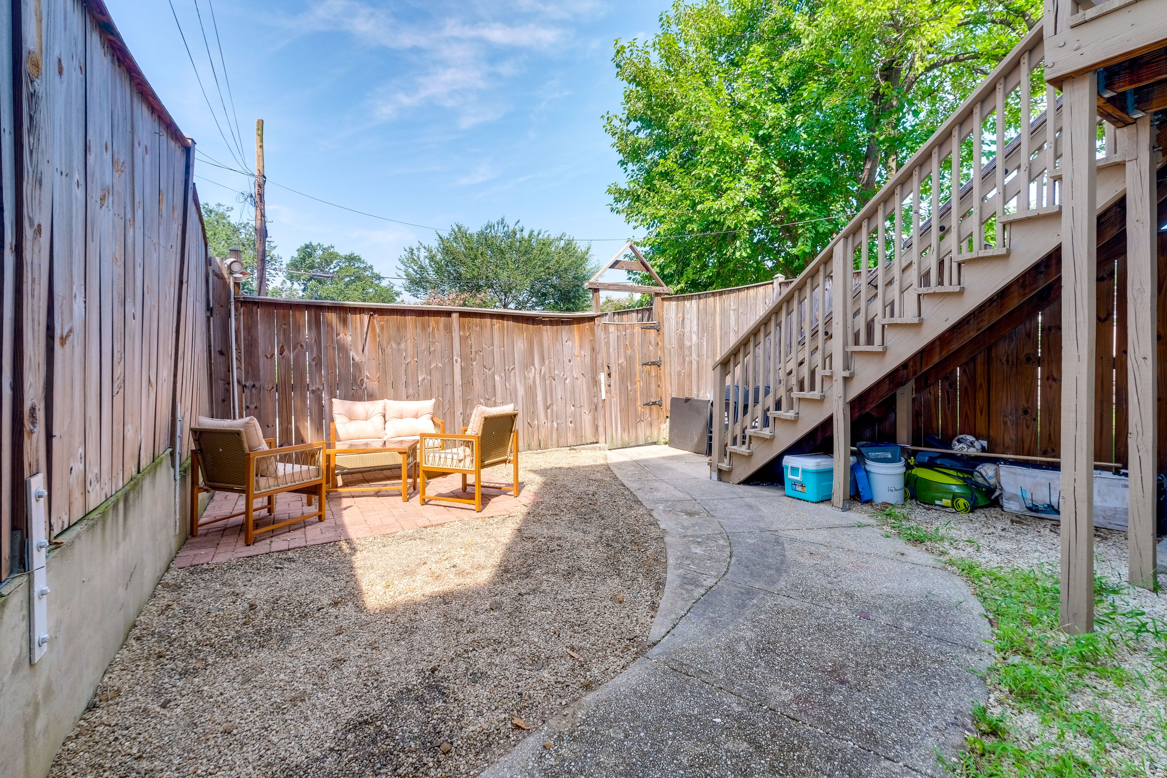 Private Patio | Lower-Level Unit