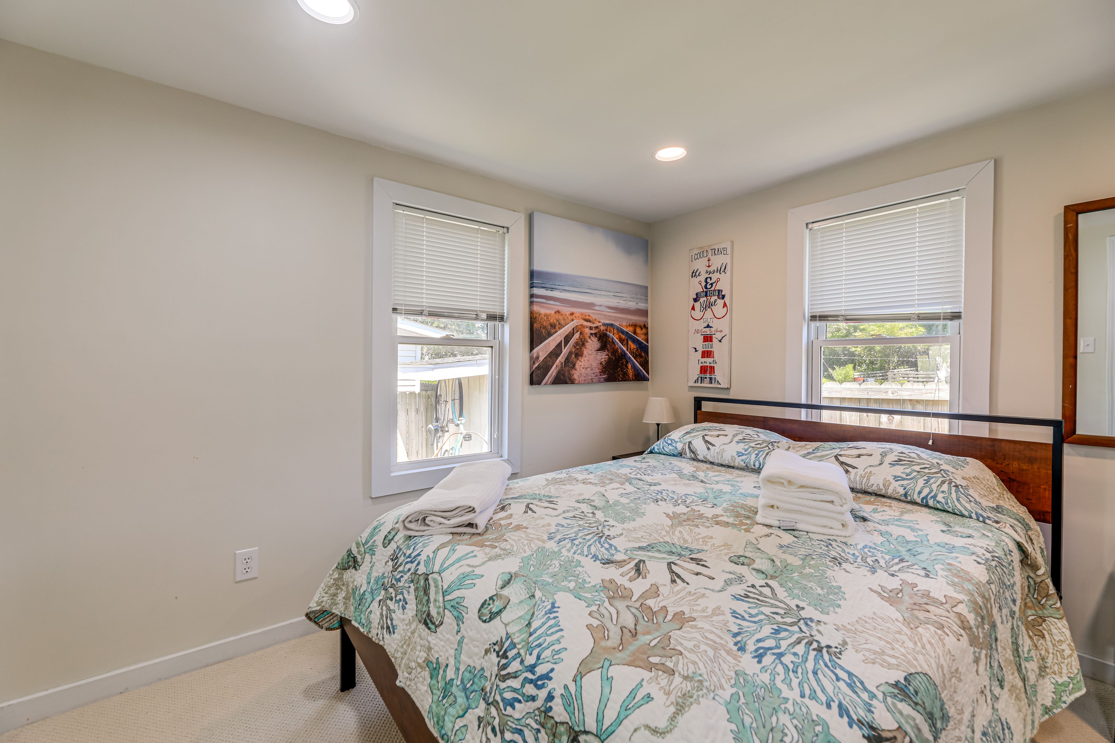 Bedroom 1 | King Bed | Linens Provided | Washer & Dryer
