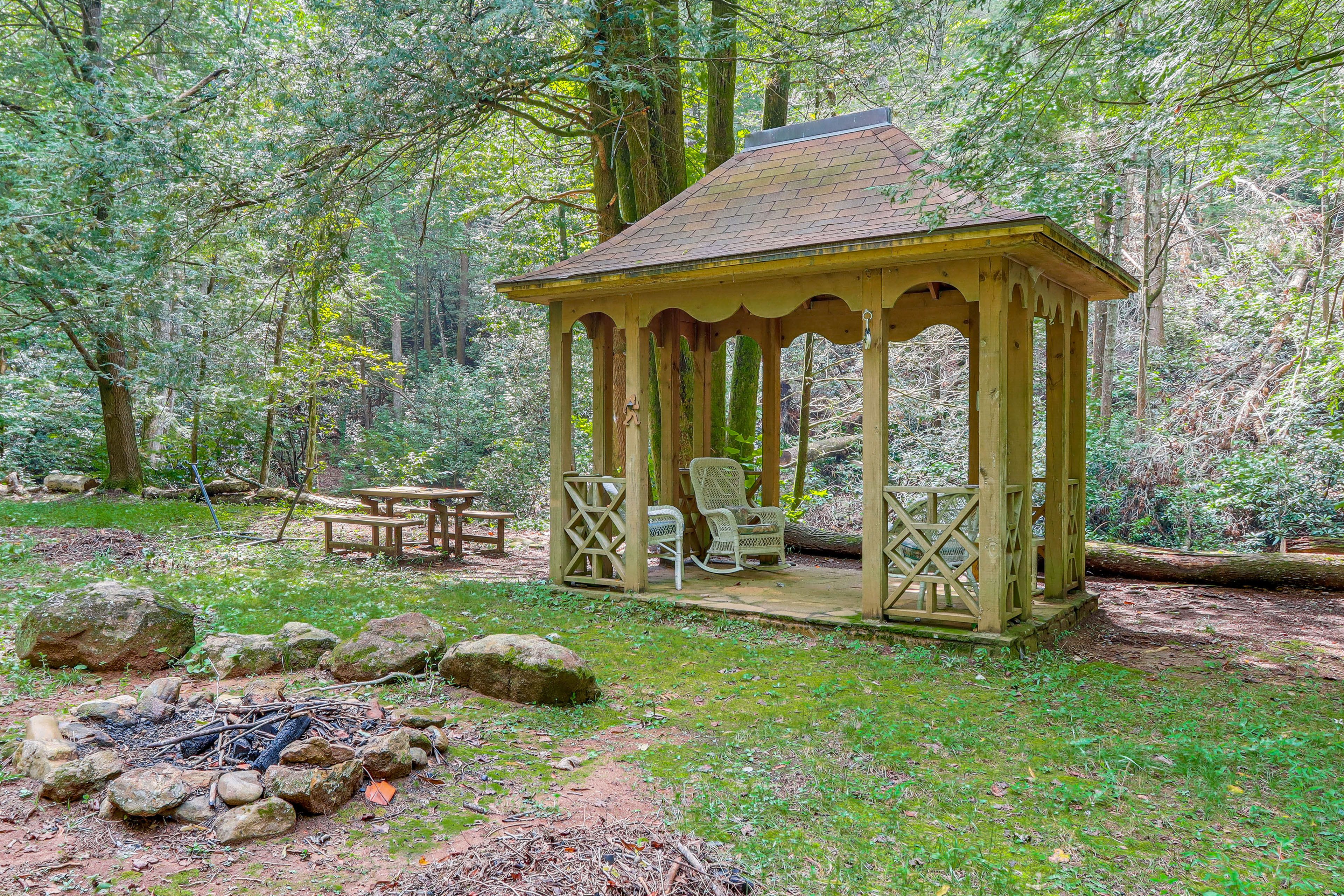Backyard | Gazebo | Fire Pit