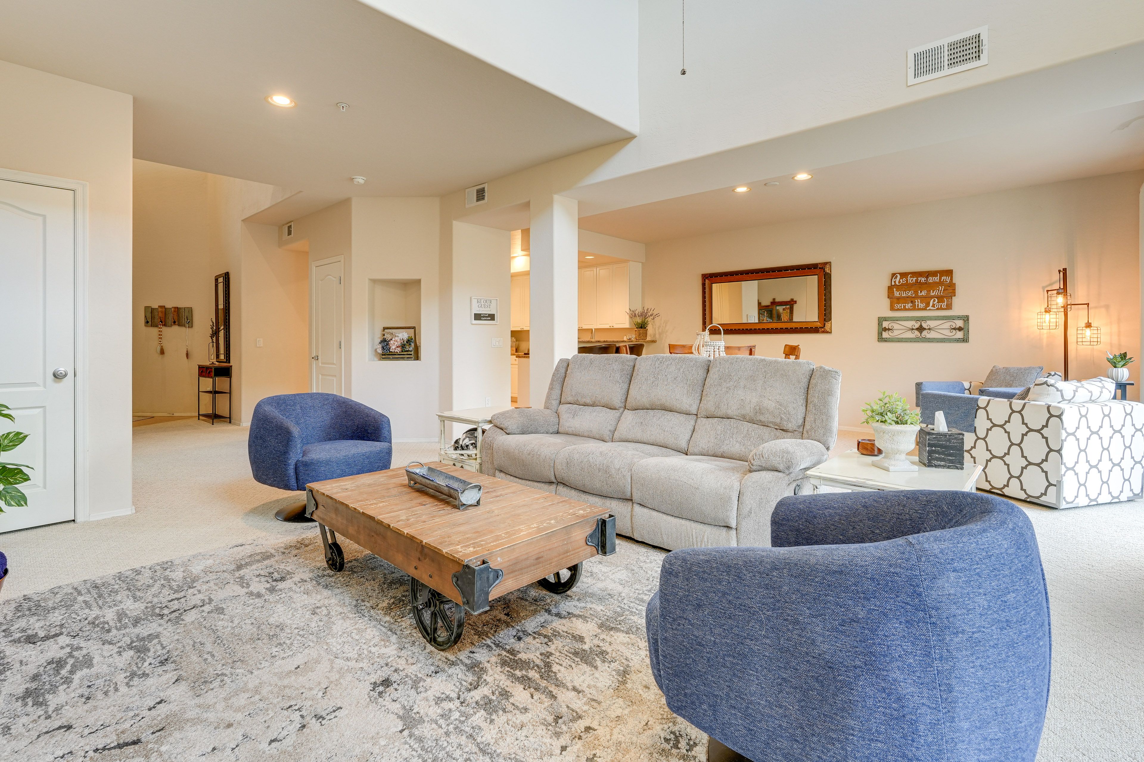 Living Room | 1st Floor | Central A/C & Heat | Free WiFi