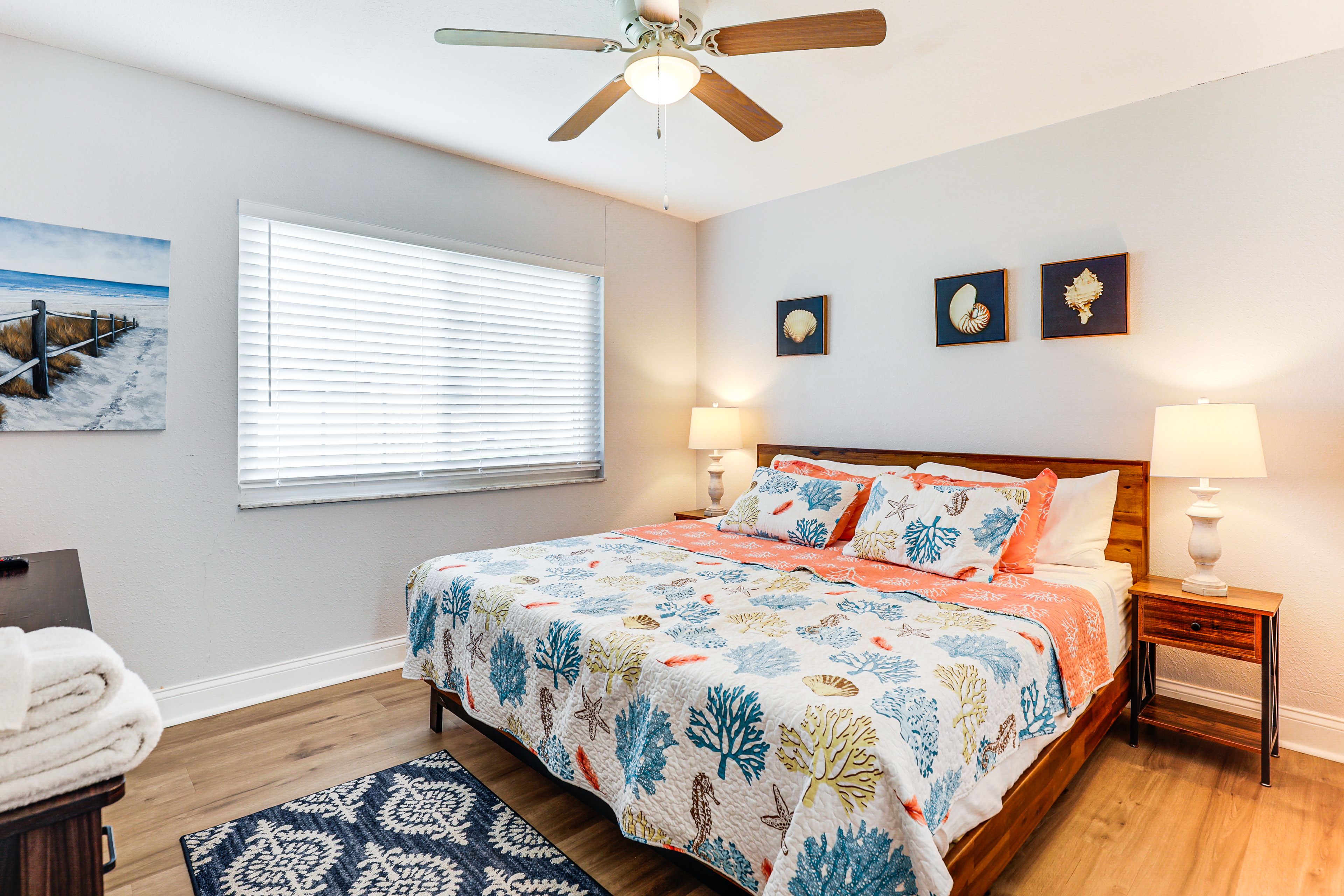 Bedroom 1 | King Bed | Smart TV