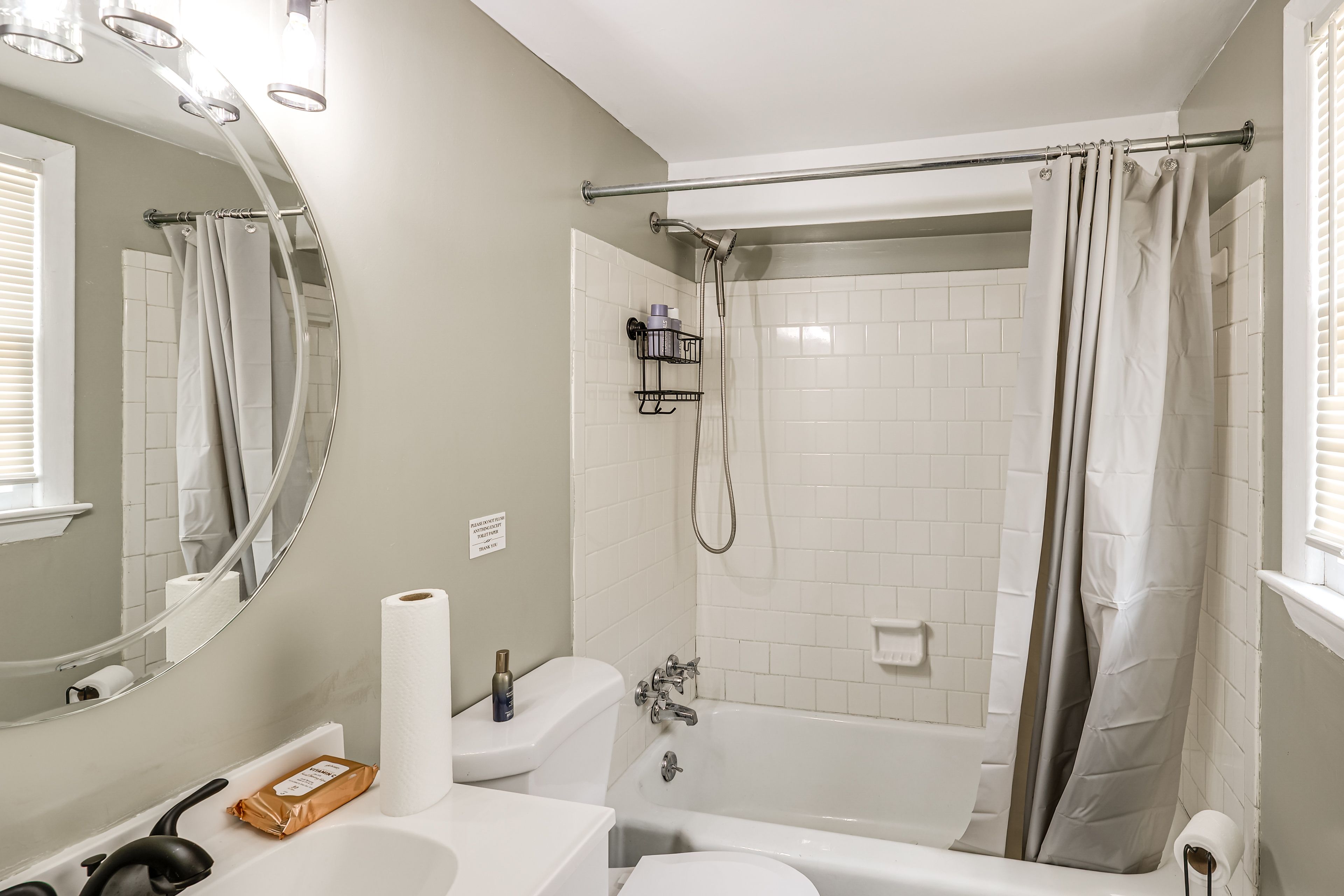 En-Suite Bathroom | Lower Level | Towels Provided
