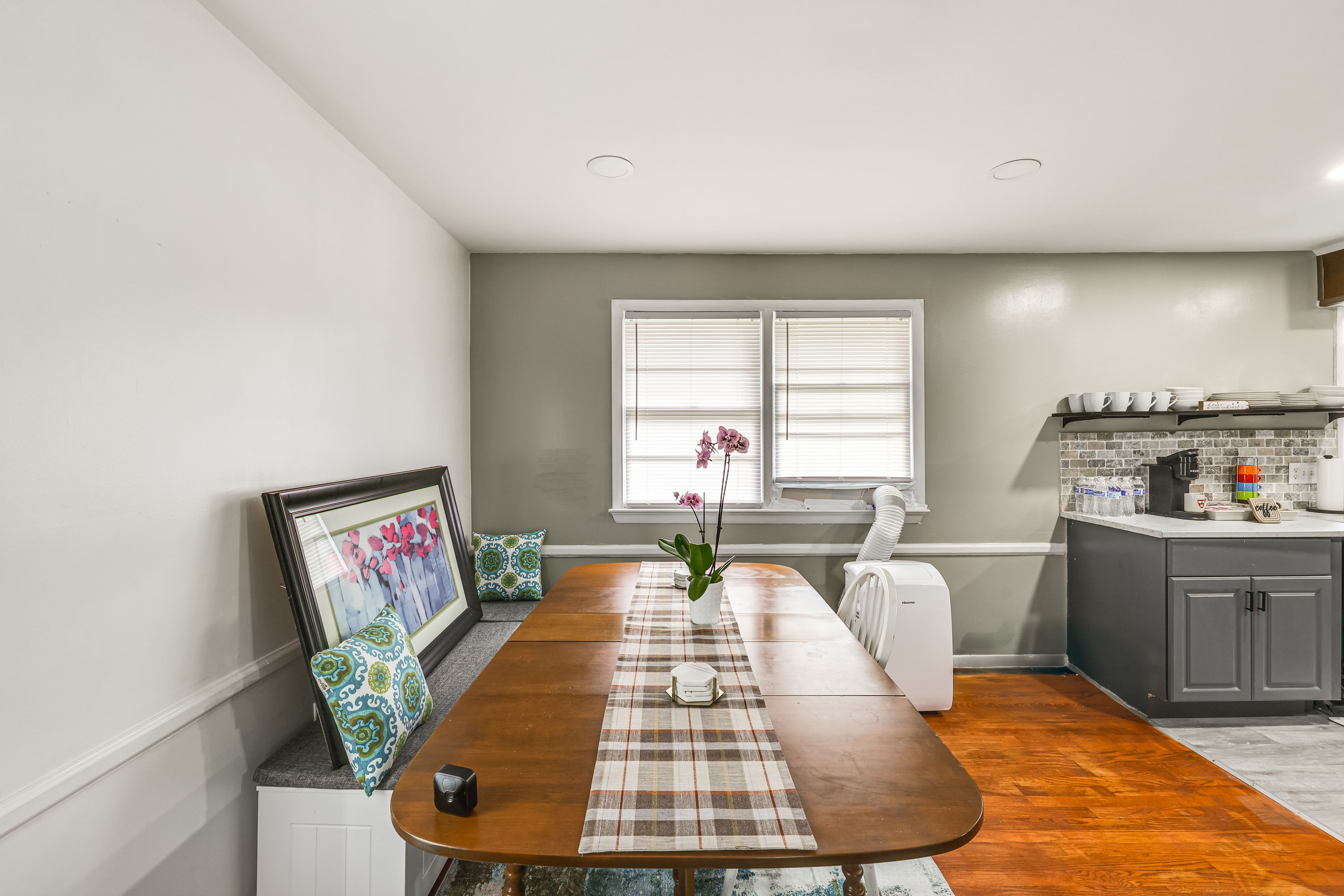 Dining Area | Main Level | Window A/C Unit