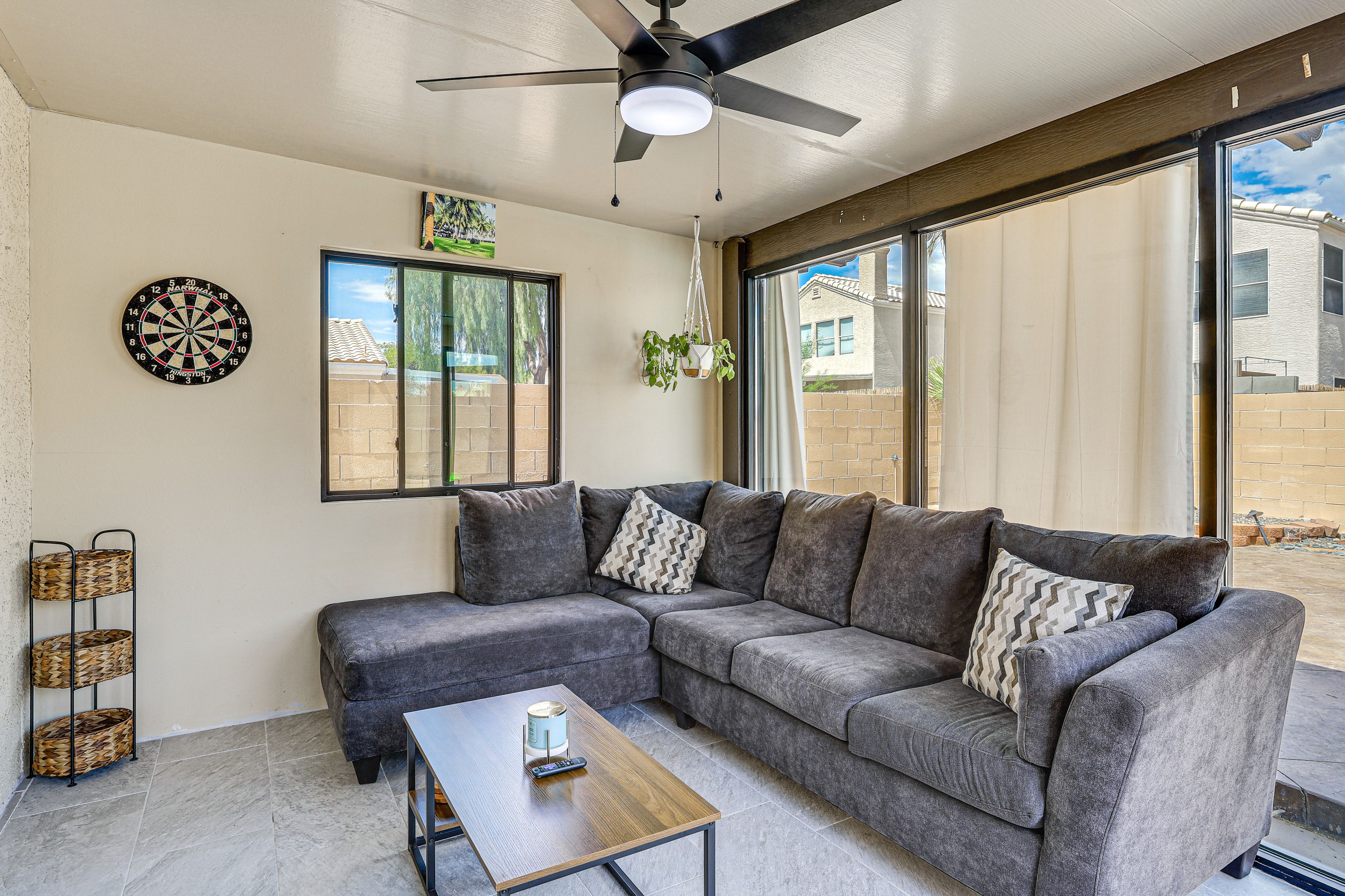 Sunroom | Pool View | Smart TV