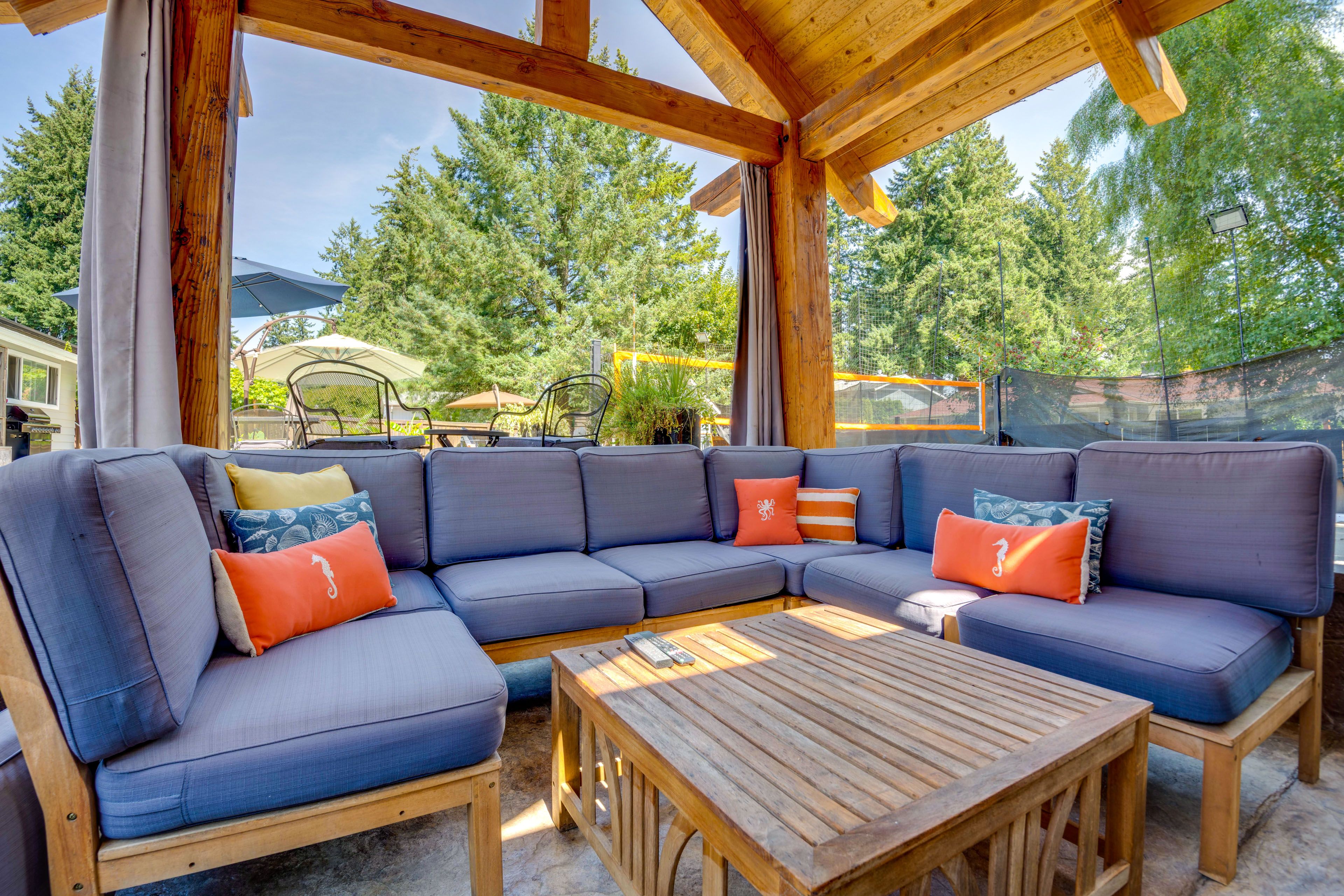 Gazebo w/ TV & Fireplace