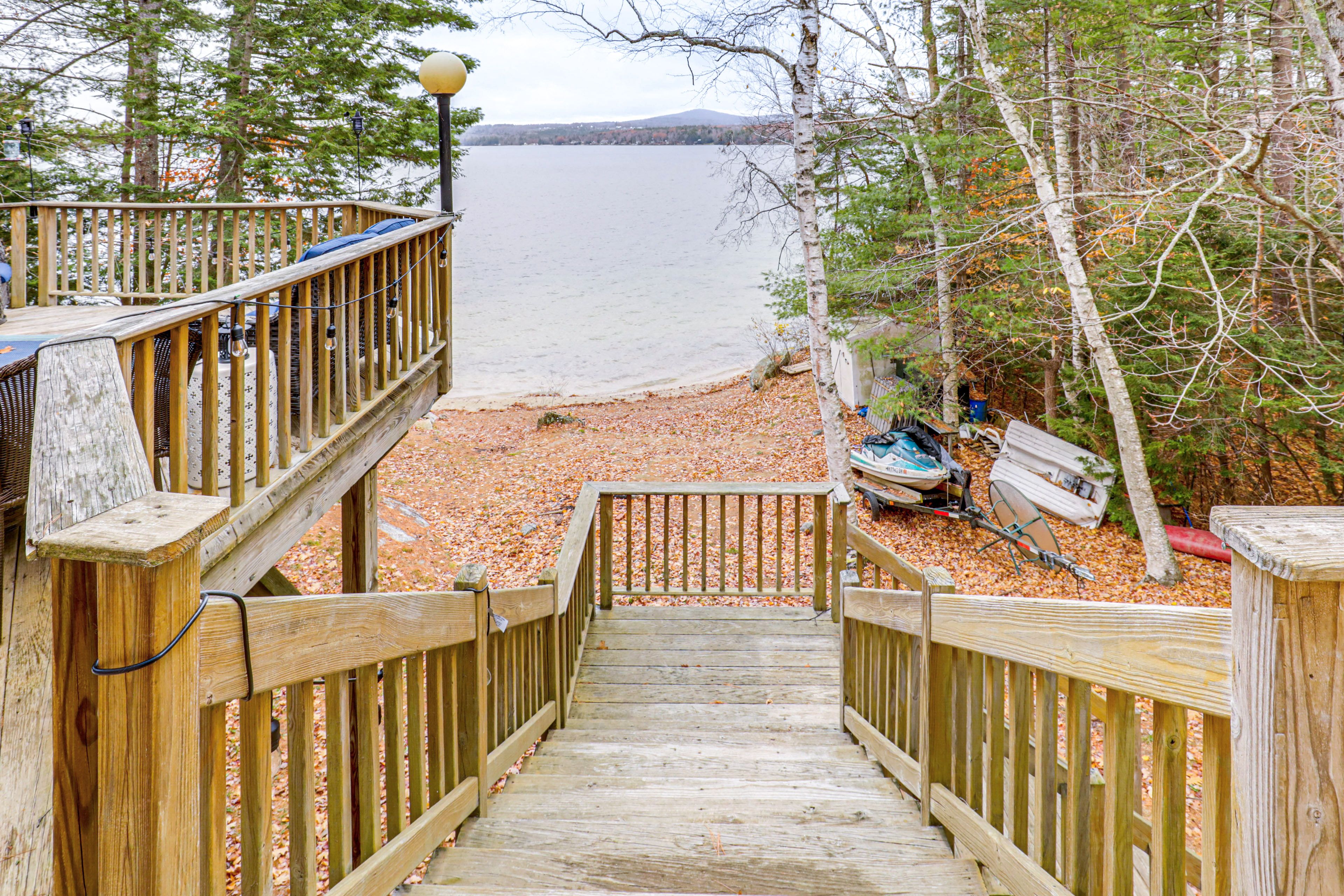 Stairs to Lake Access