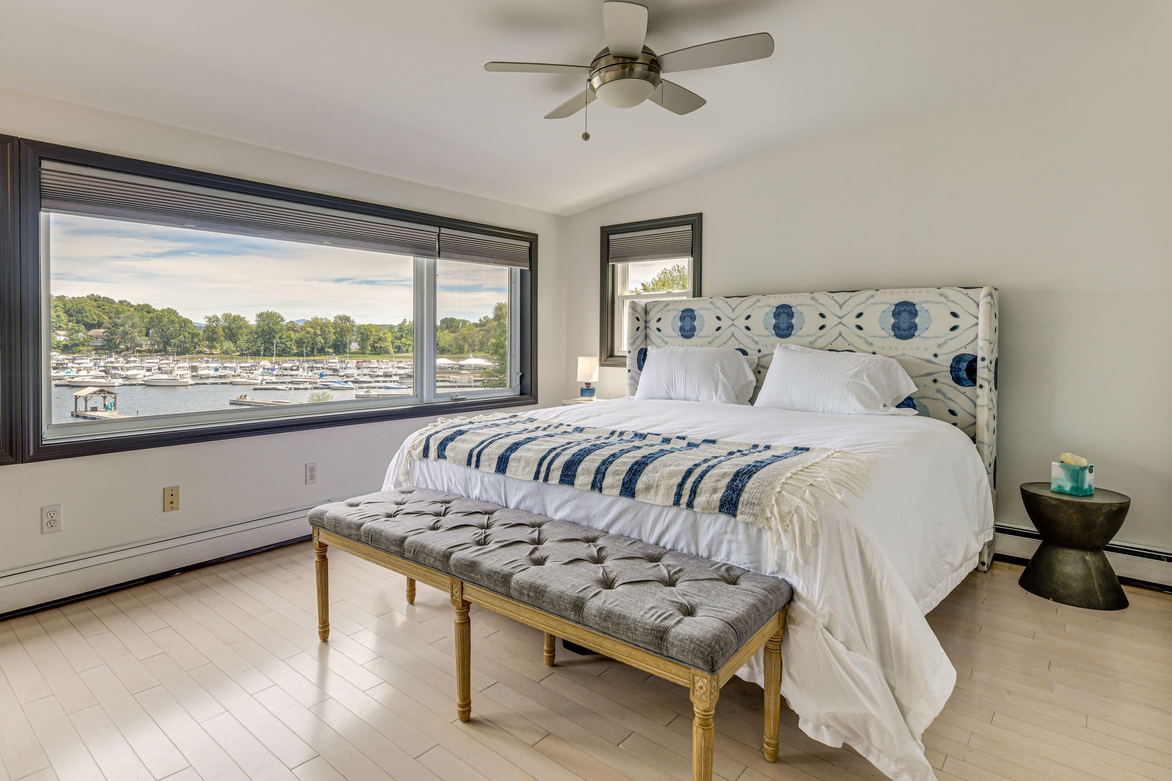 Bedroom 1 | Top Level | King Bed | Linens Provided | Smart TV