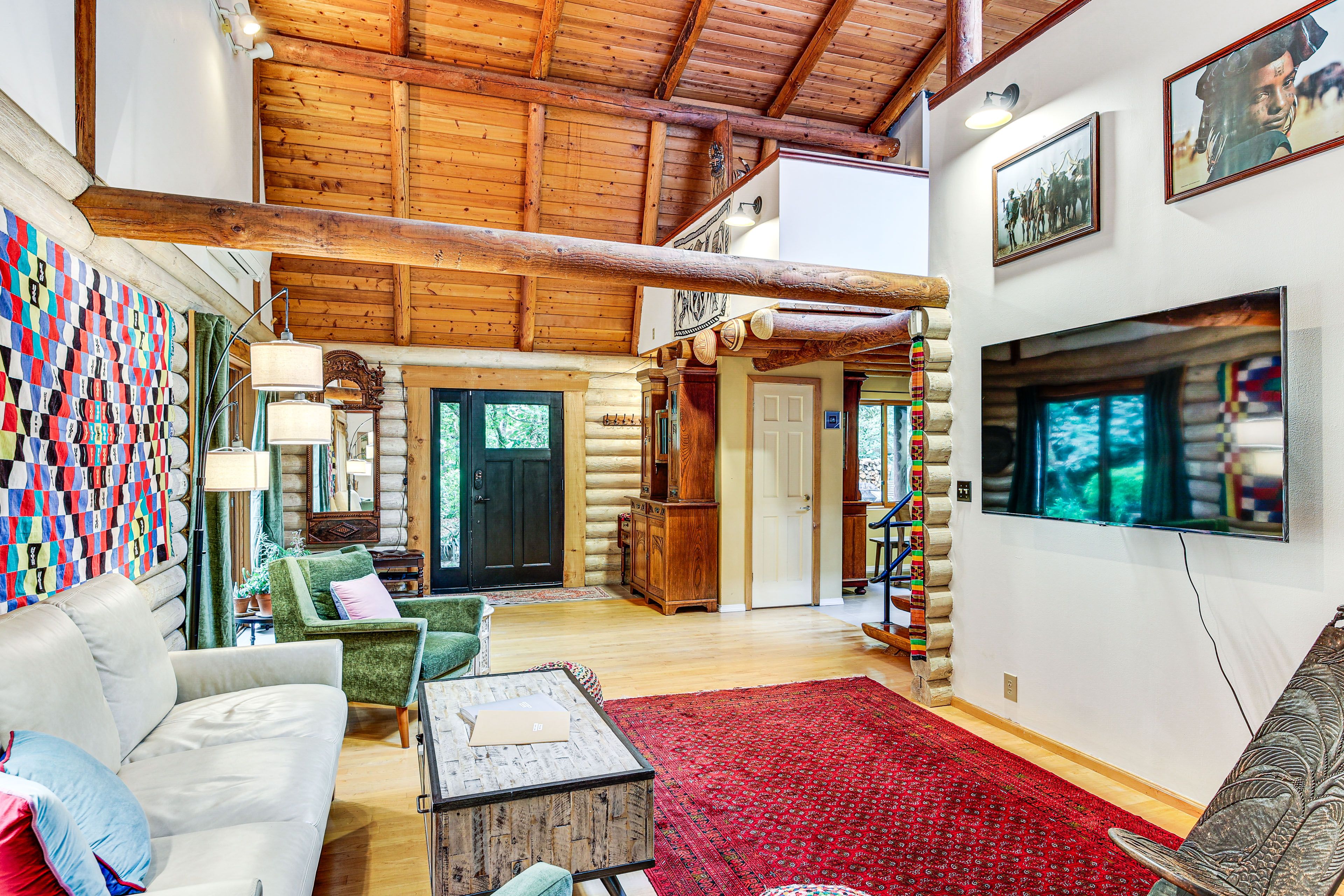 Living Room | 1st Floor | Mini-Split A/C & Heat | Free WiFi | Smart TV