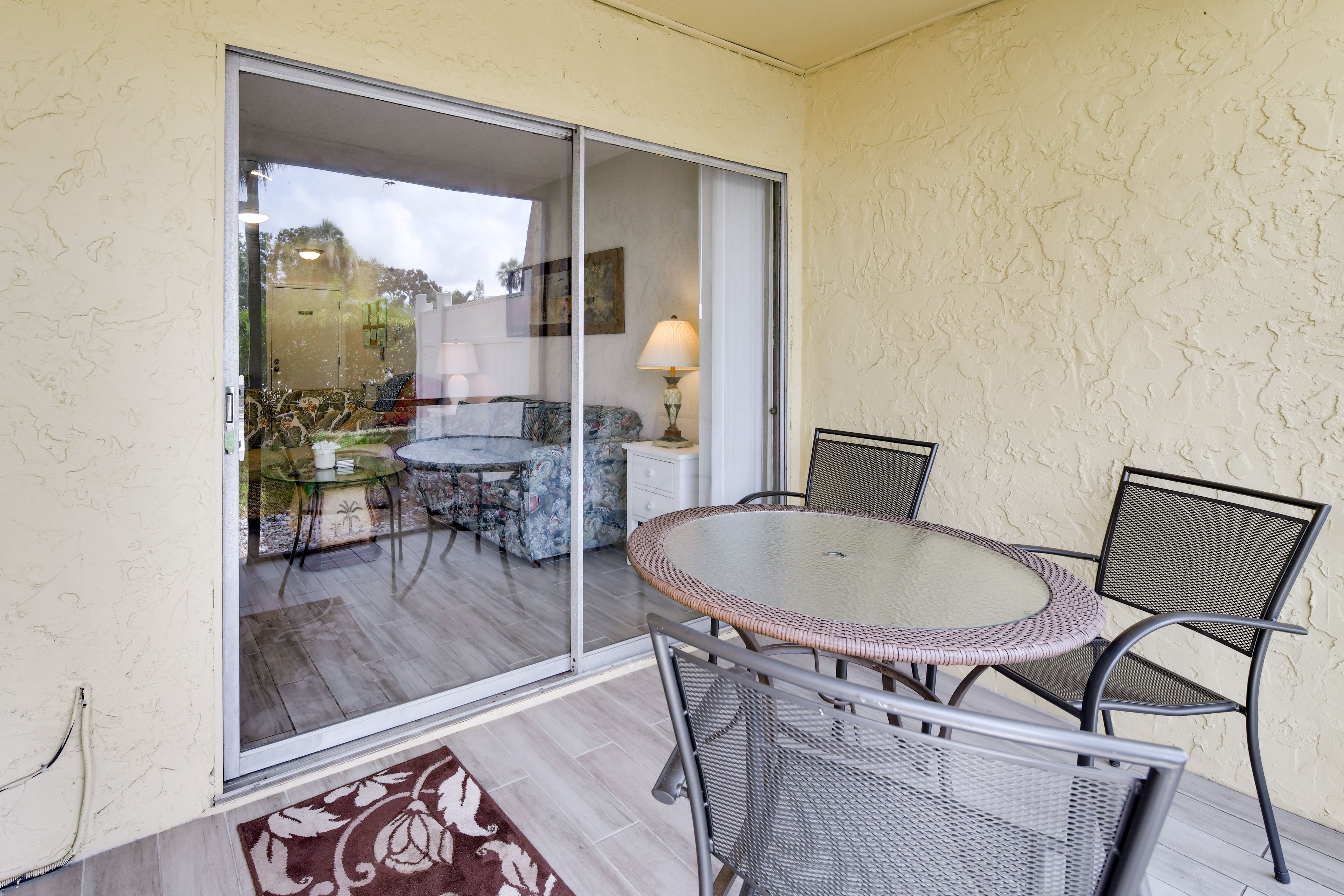 Screened Porch | Single-Story Unit | 1st-Floor Condo