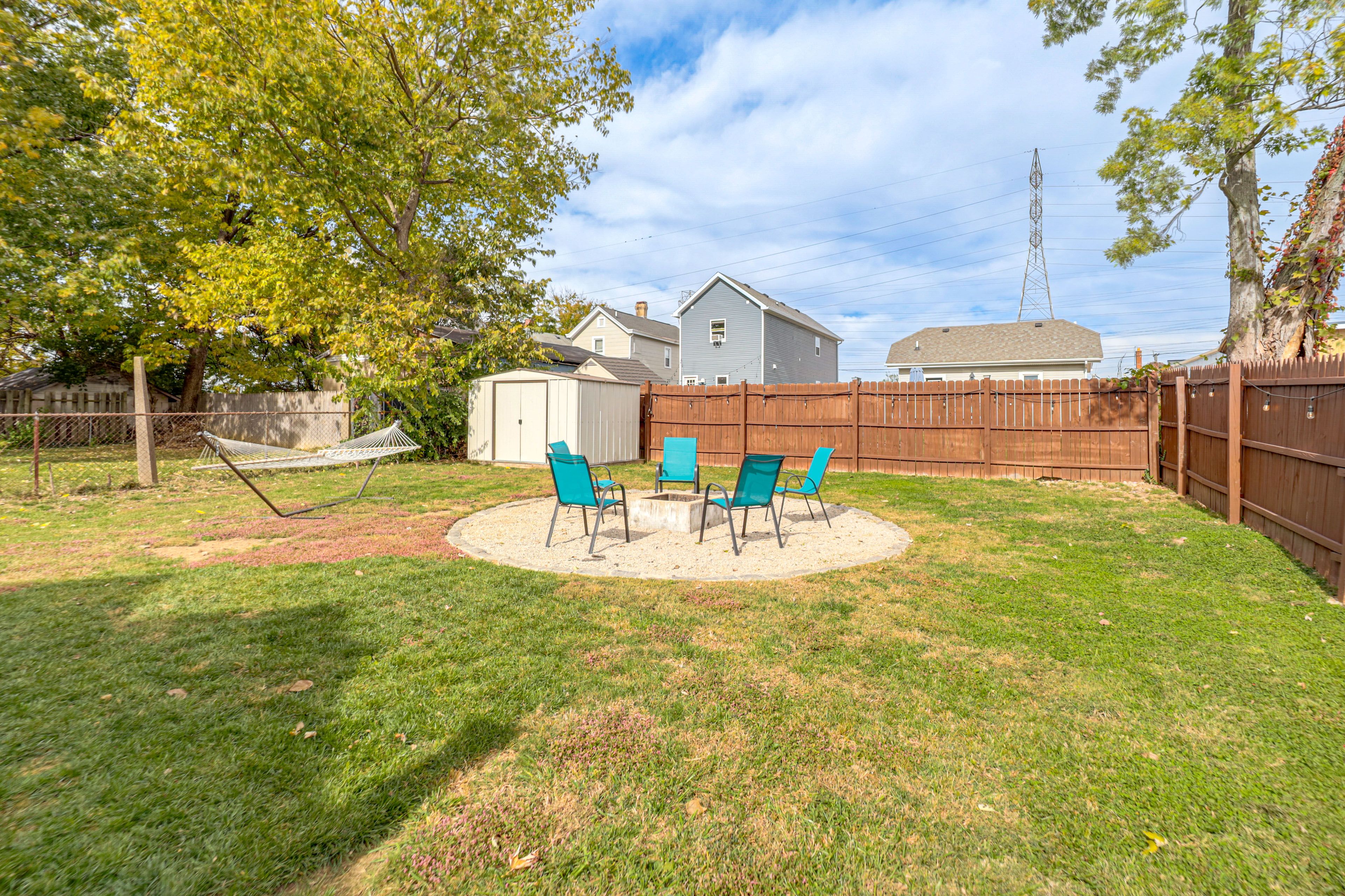 Private Backyard Area