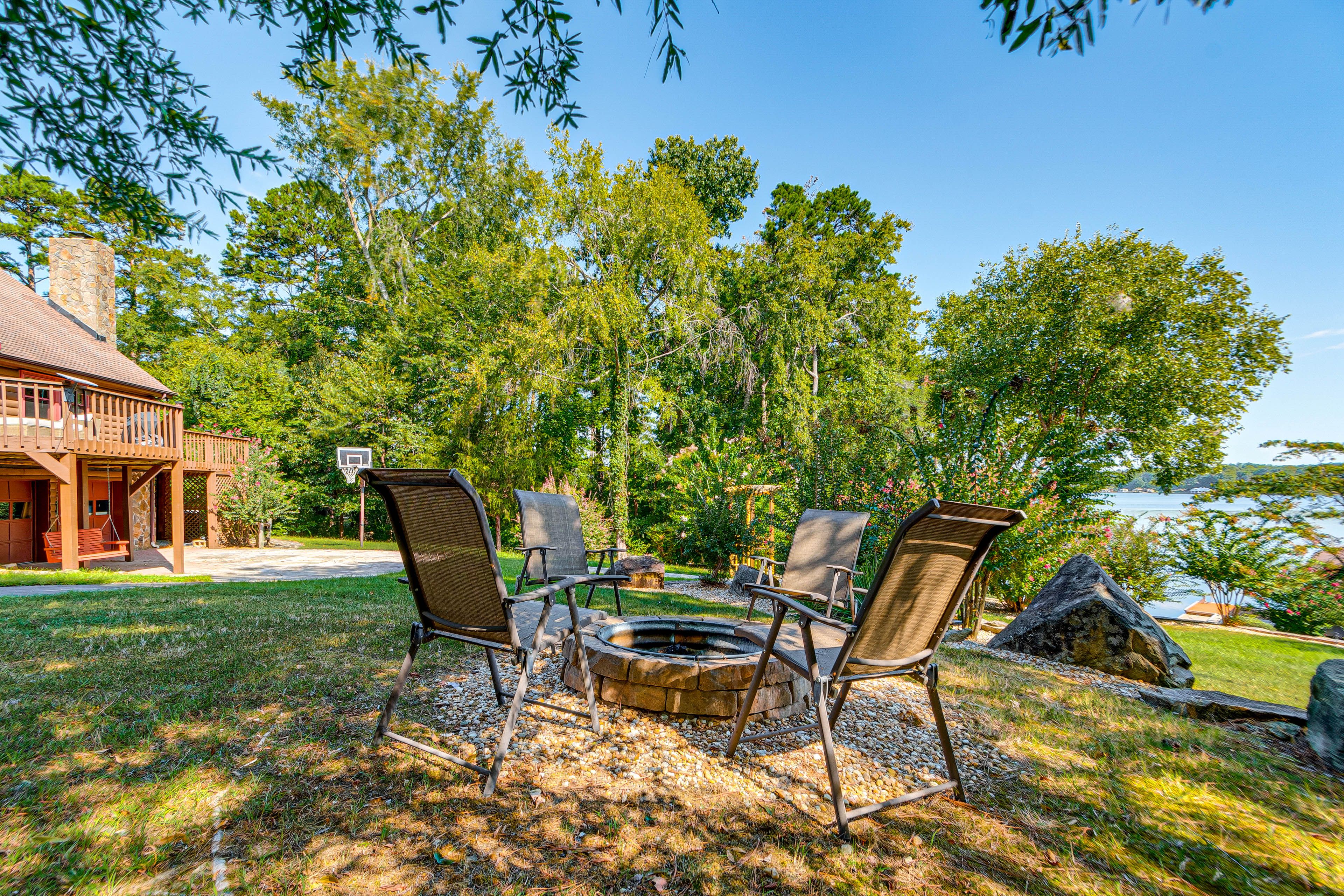 Wood-Burning Fire Pit | Spacious Yard