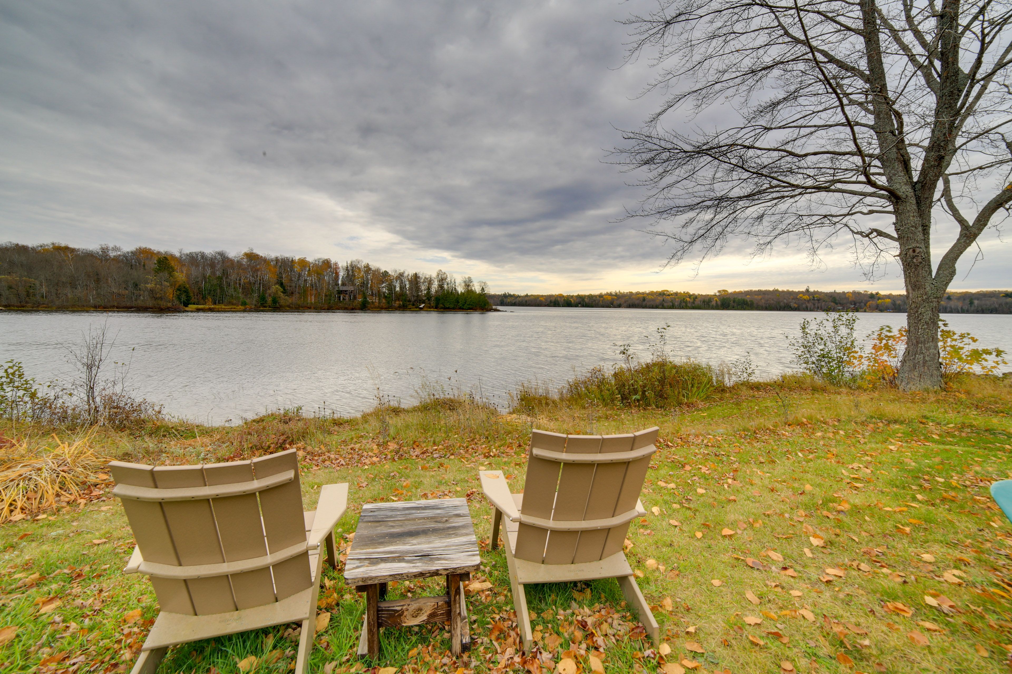 Backyard | Direct Access to Lake Michigamme
