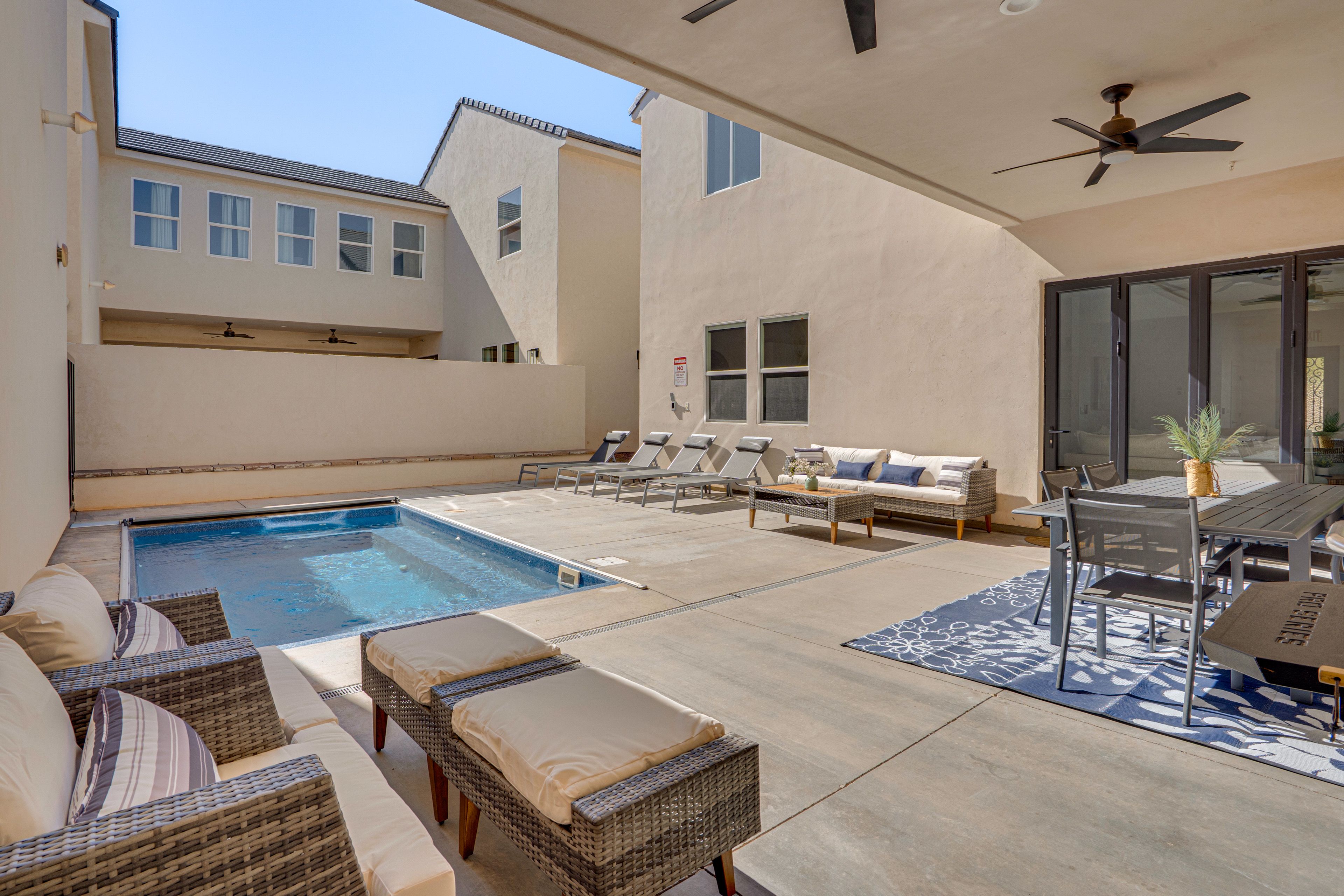 Private Courtyard | Pool (Heated November 1-March 31) | Charcoal Grill