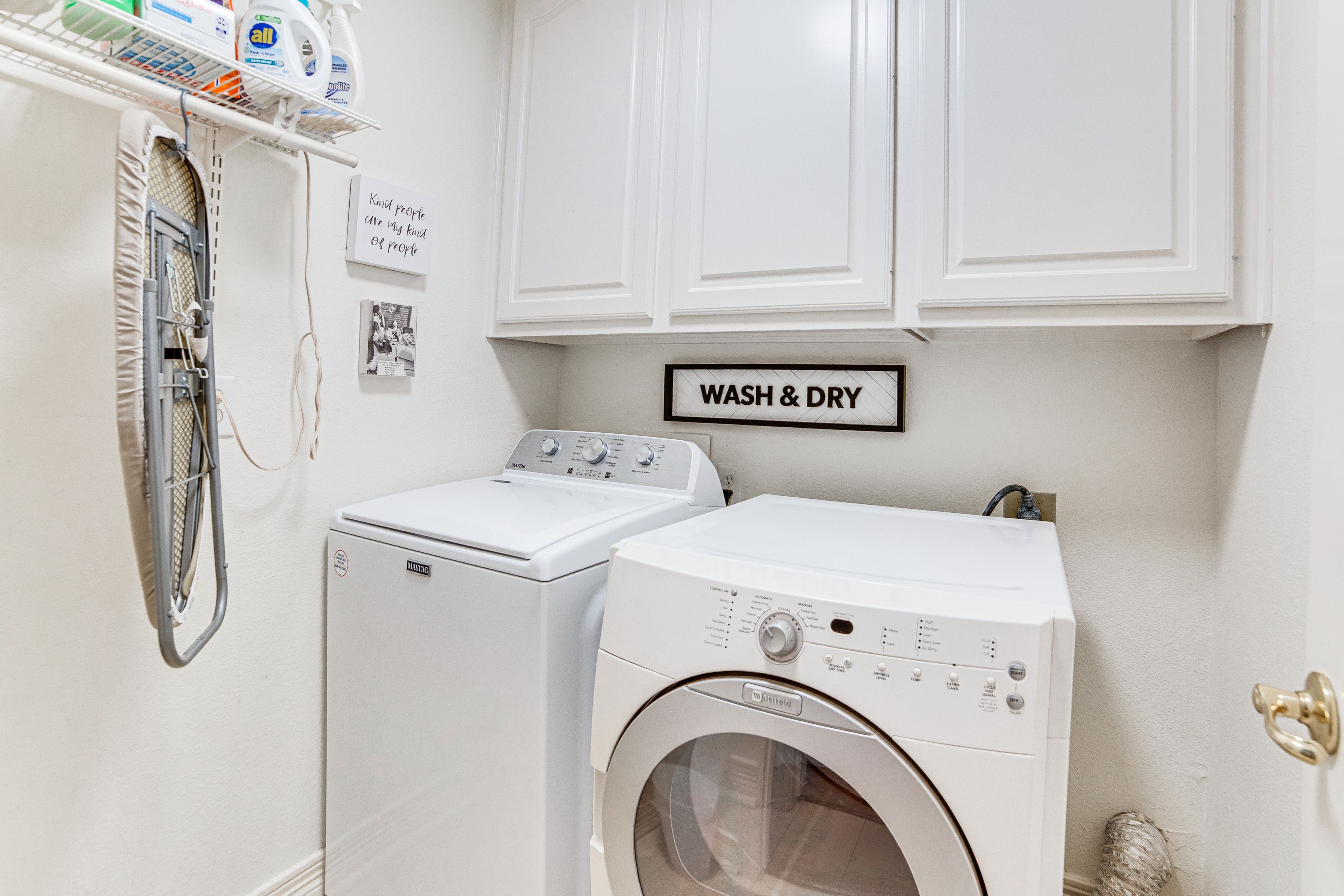Laundry Room | Detergent | Iron & Board | 2nd Floor