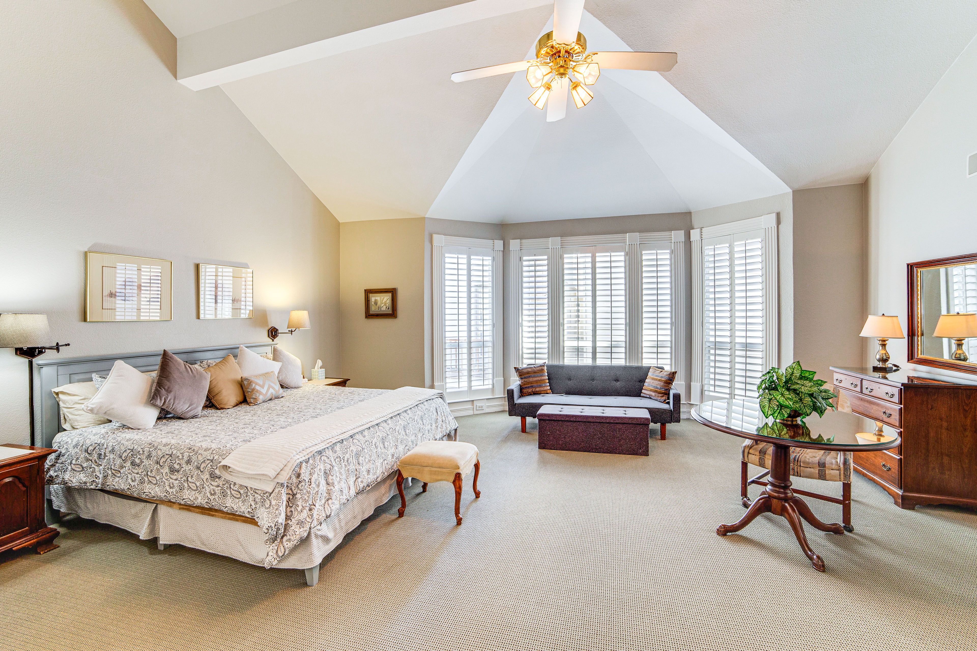 Bedroom 1 | King Bed | Full Bed | Full Futon | 2nd Floor