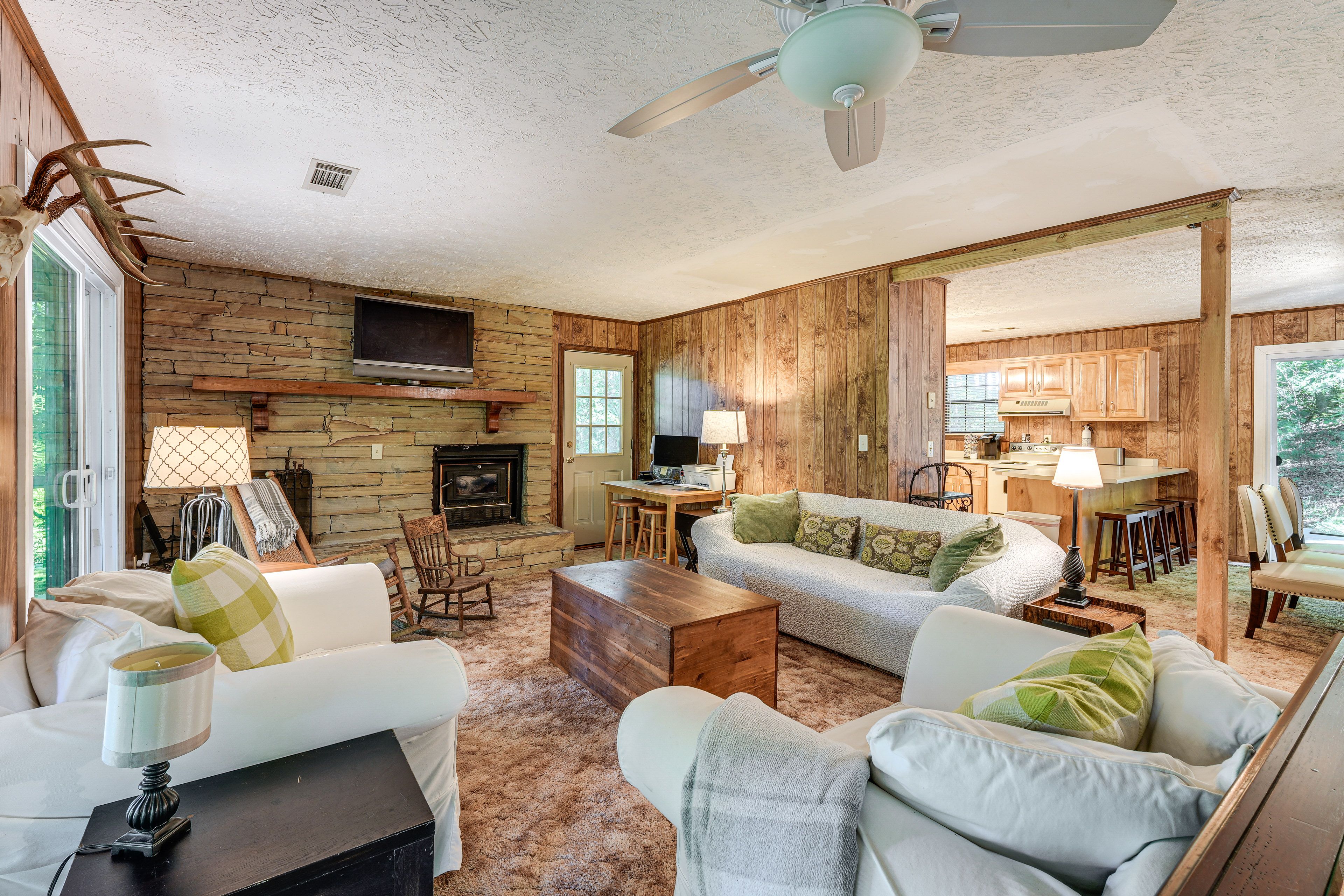 Upper Living Room | Full Sleeper Sofa | 2nd Floor