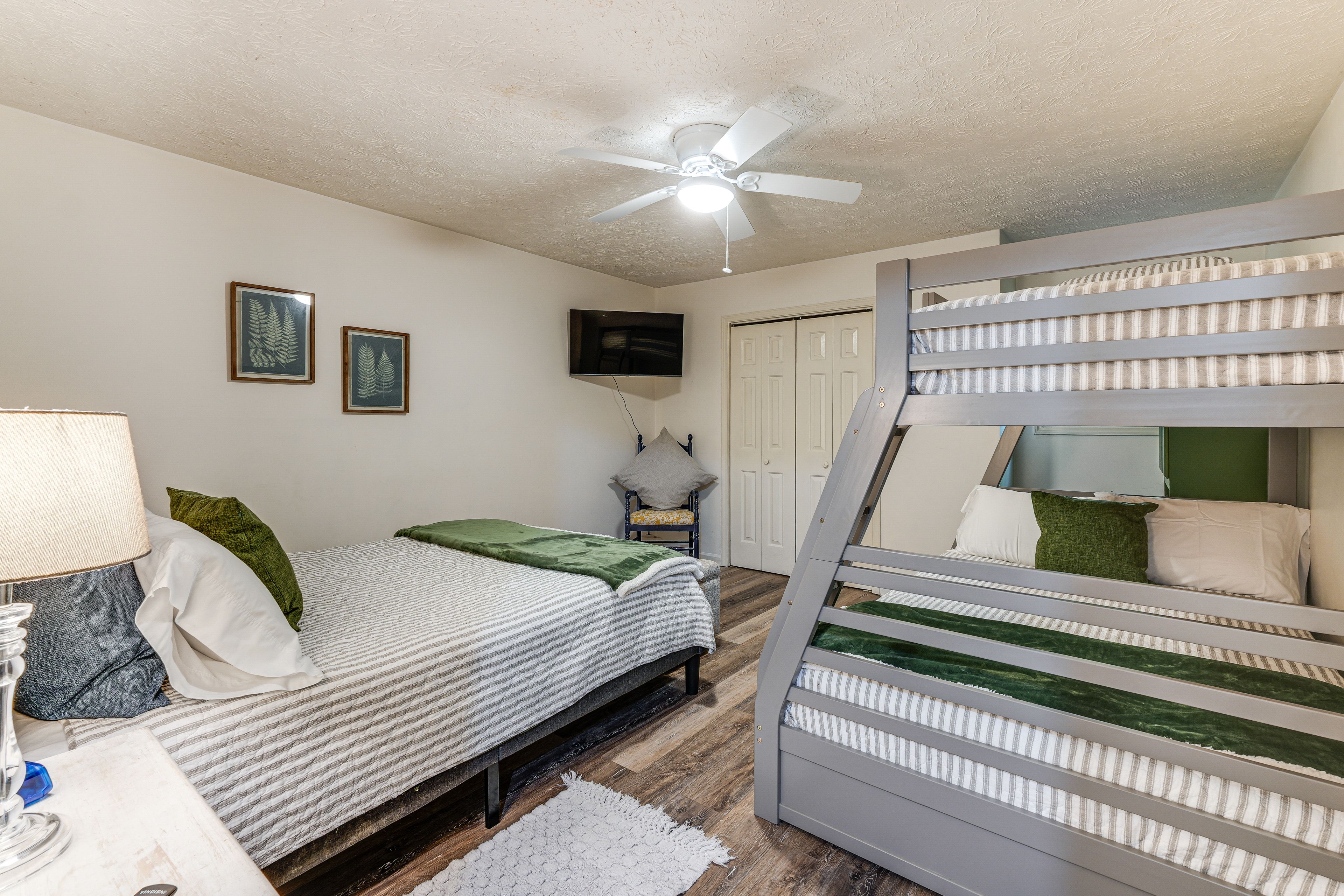 Bedroom 2 | Twin/Full Bunk Bed | Queen Bed | 1st Floor
