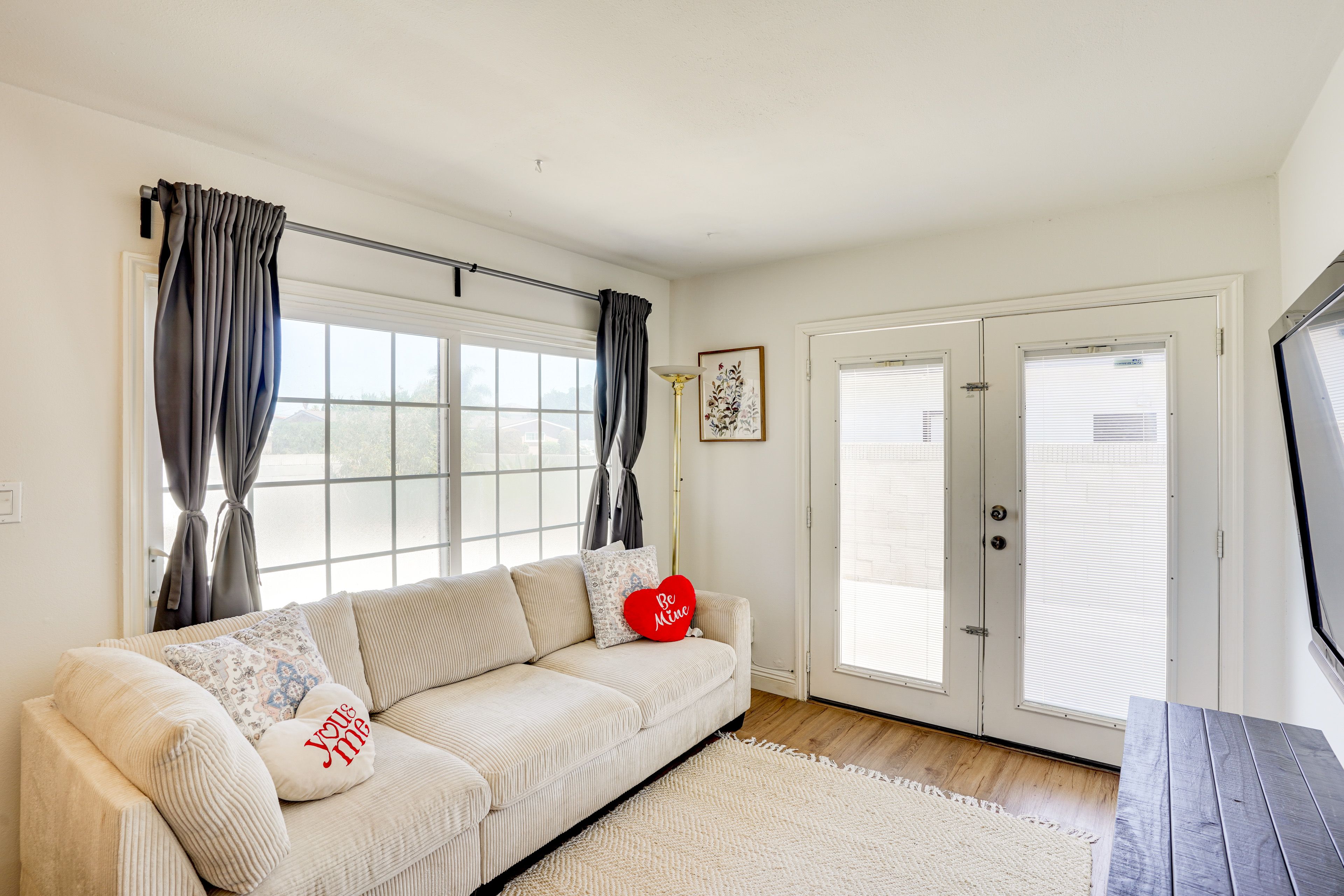 Living Room | TV | Central A/C | Single-Story Unit