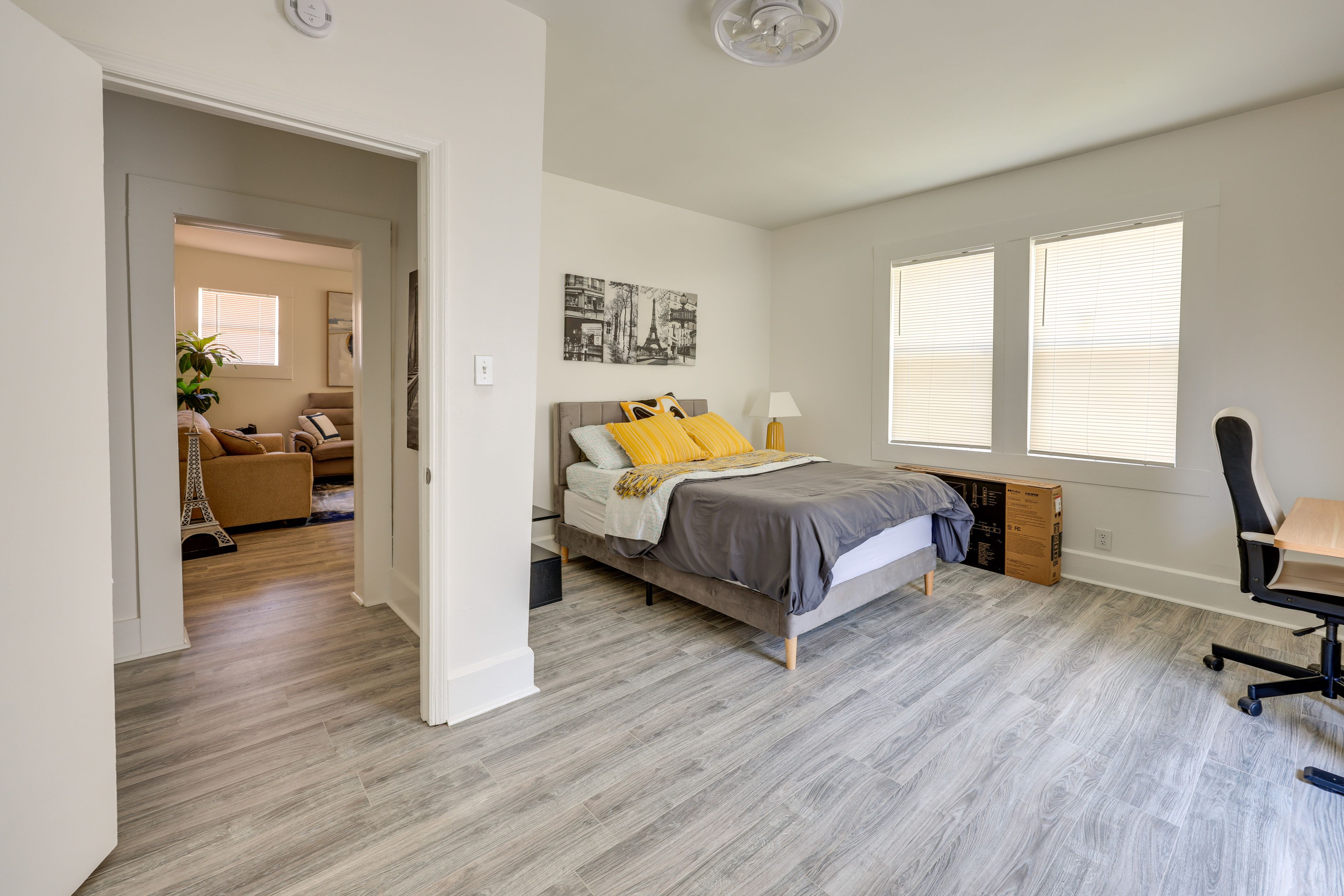 Bedroom 1 | Queen Bed | Workspace