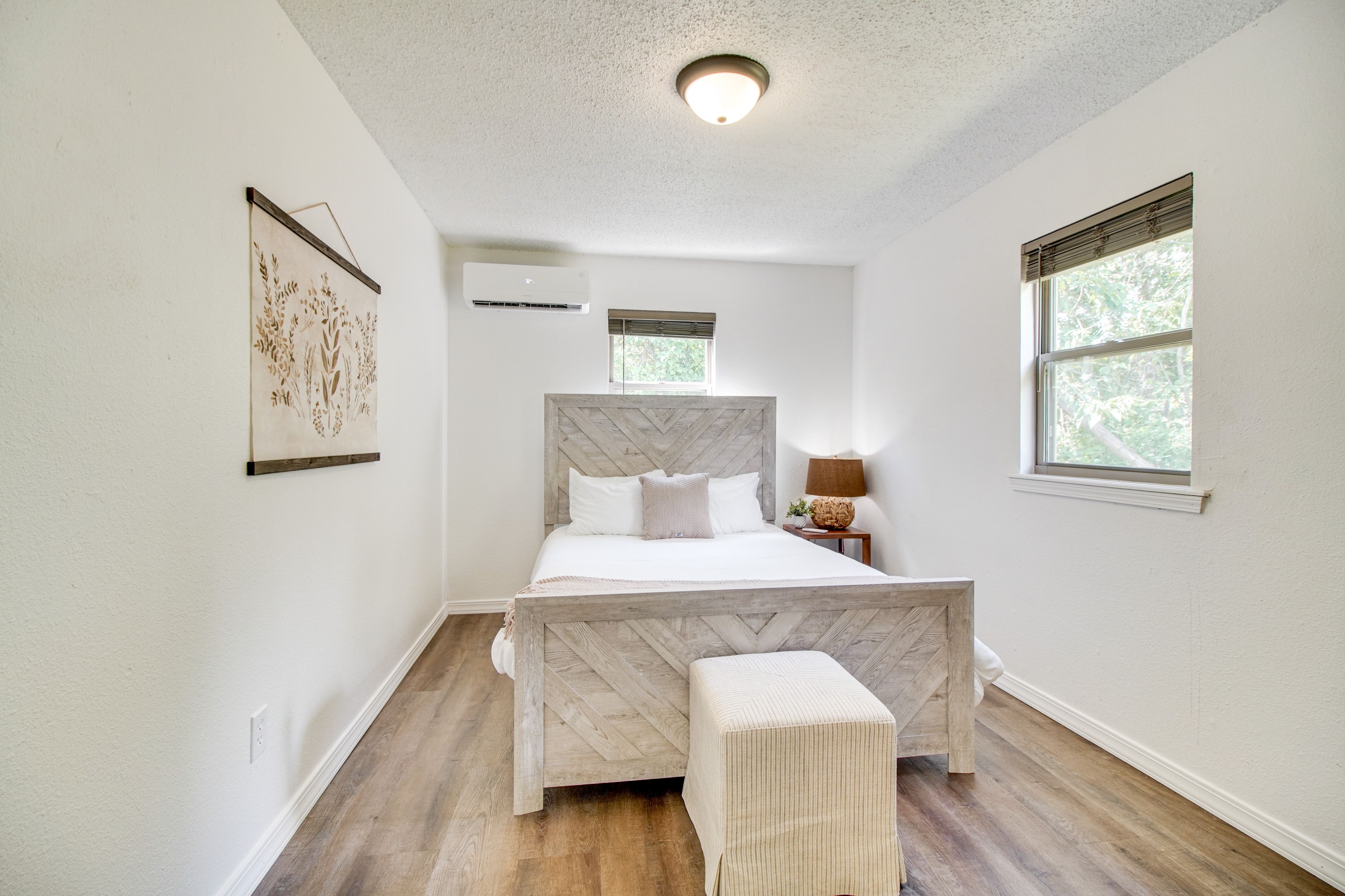 Bedroom 1 | Queen Bed | In-Unit Laundry