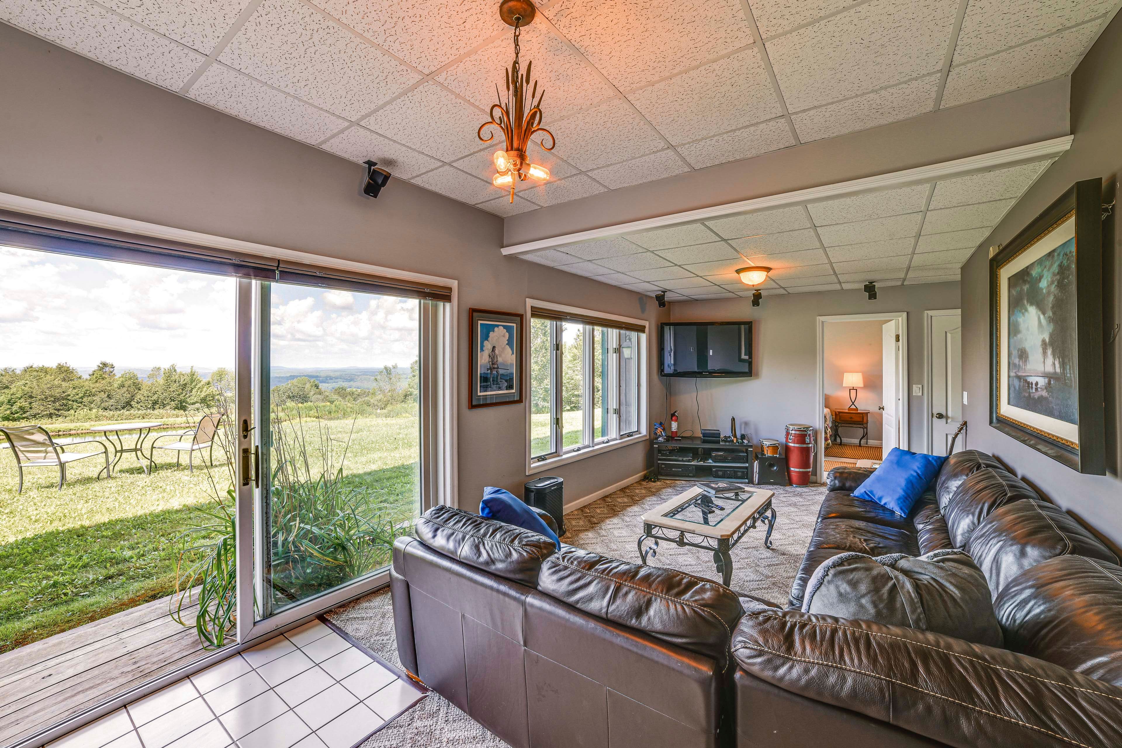 Lower Living Area | TV | Lower Floor