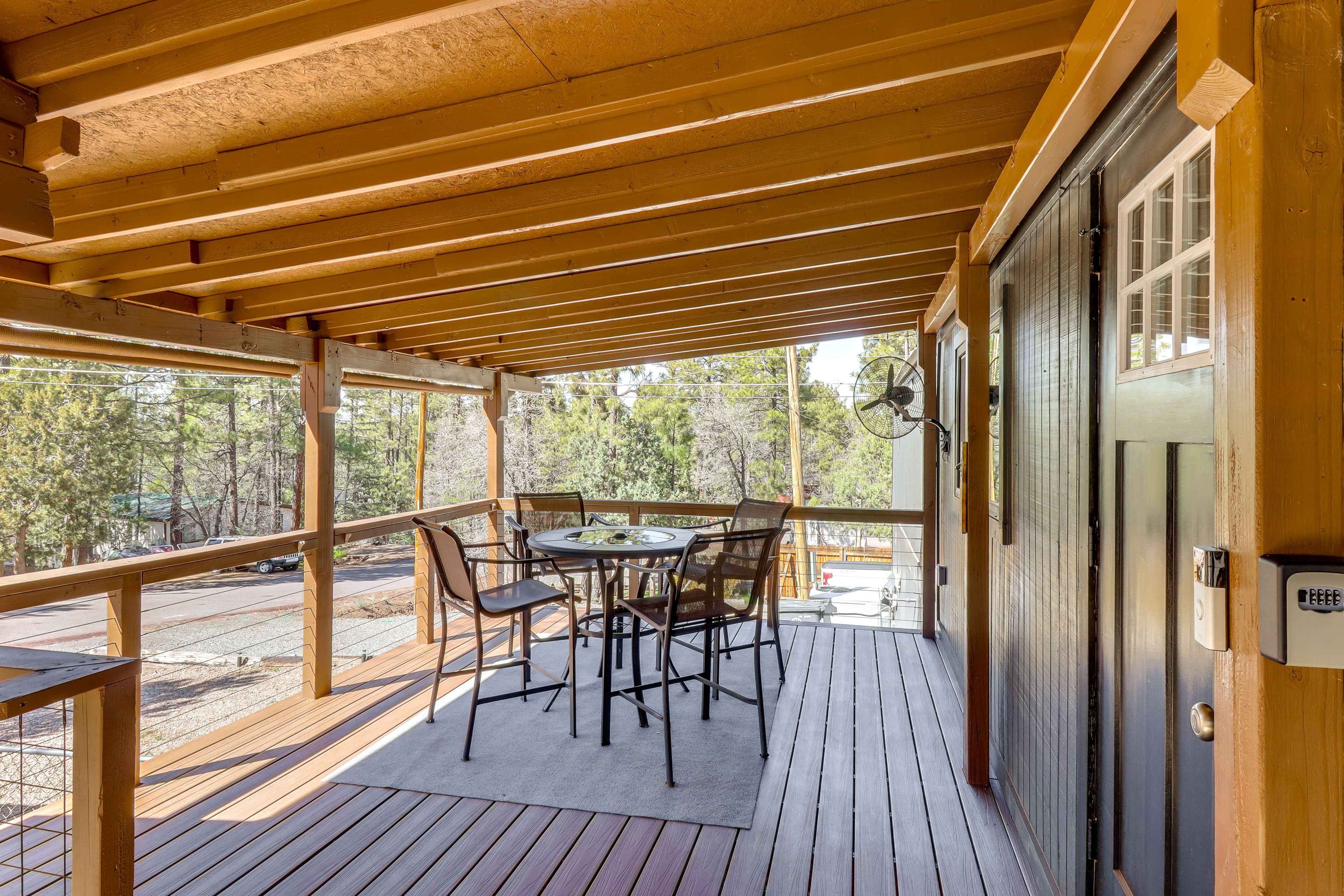 Covered Deck | 2 Dining Areas