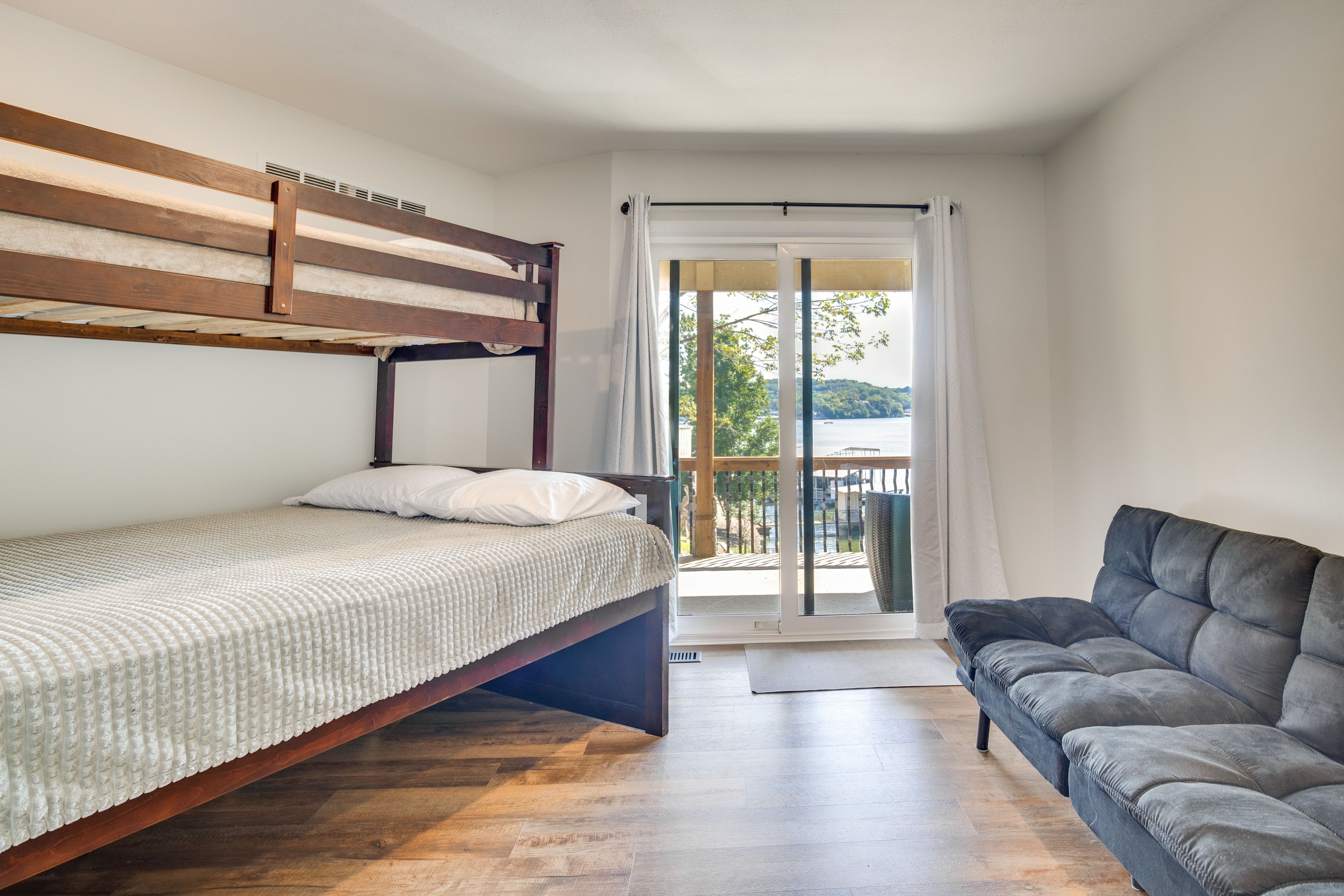 Bedroom 2 | Twin/Full Bunk Bed | Full Futon | 2nd Floor | Deck Access