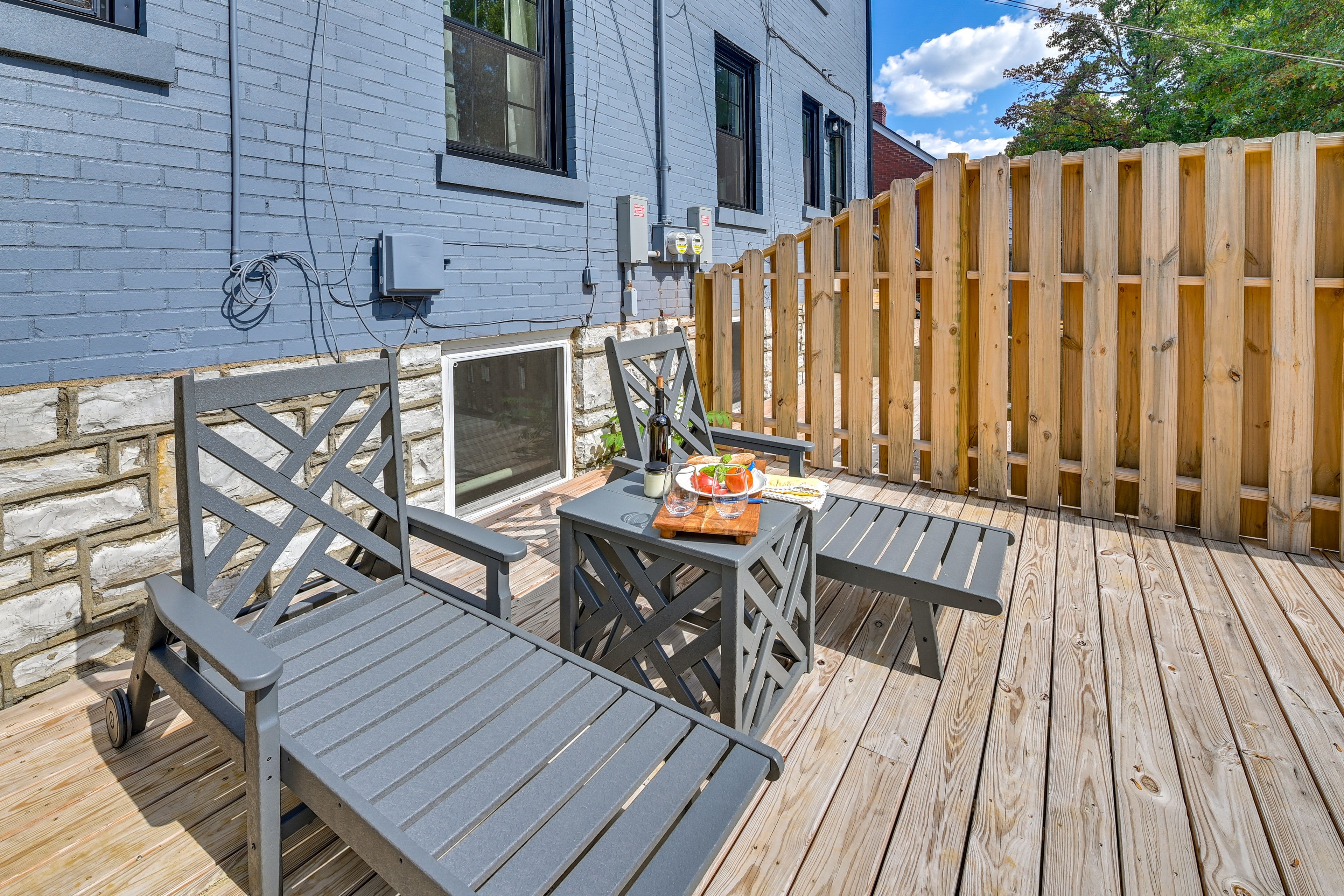 Deck w/ Lounging Furniture
