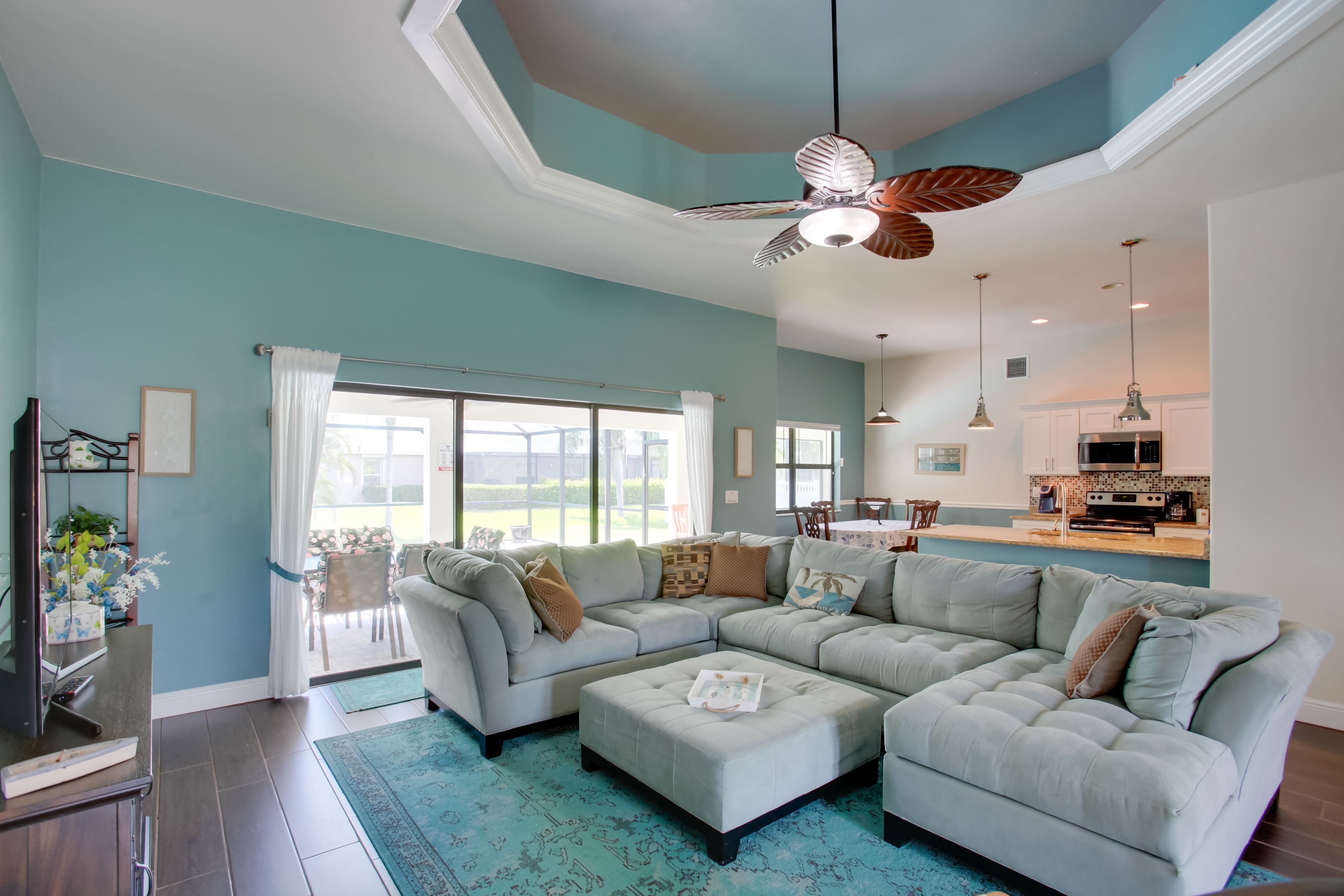 Living Room | Central A/C & Heat | Free WiFi