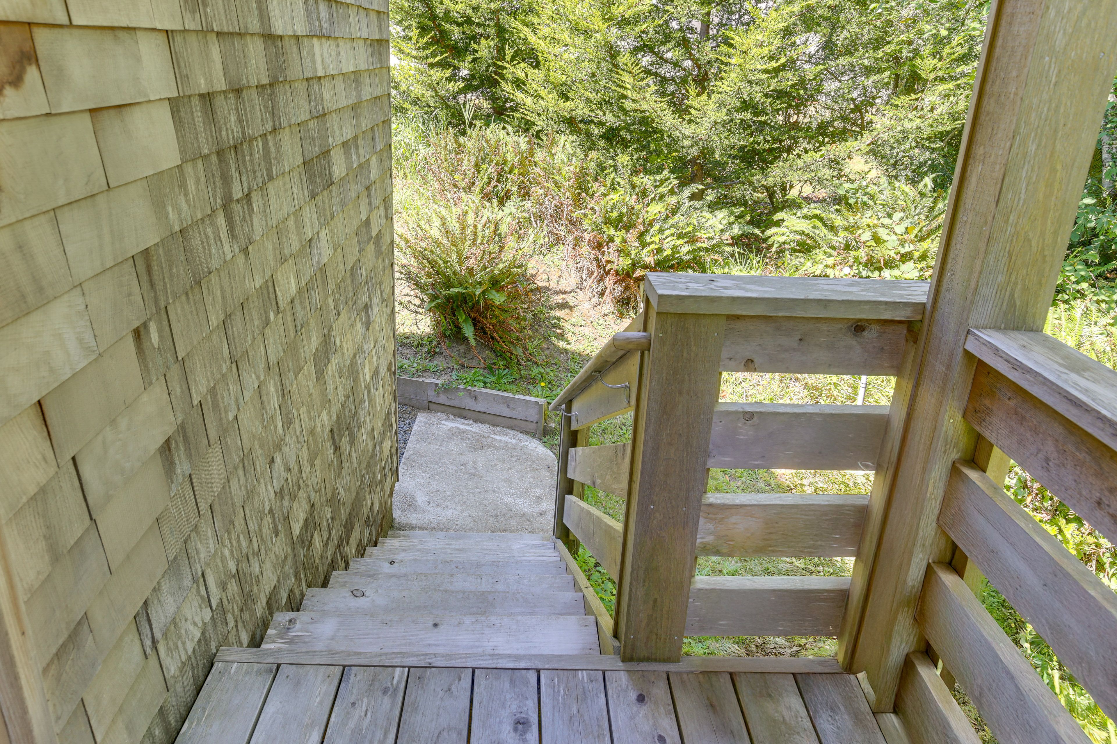 Stairs to Access Studio