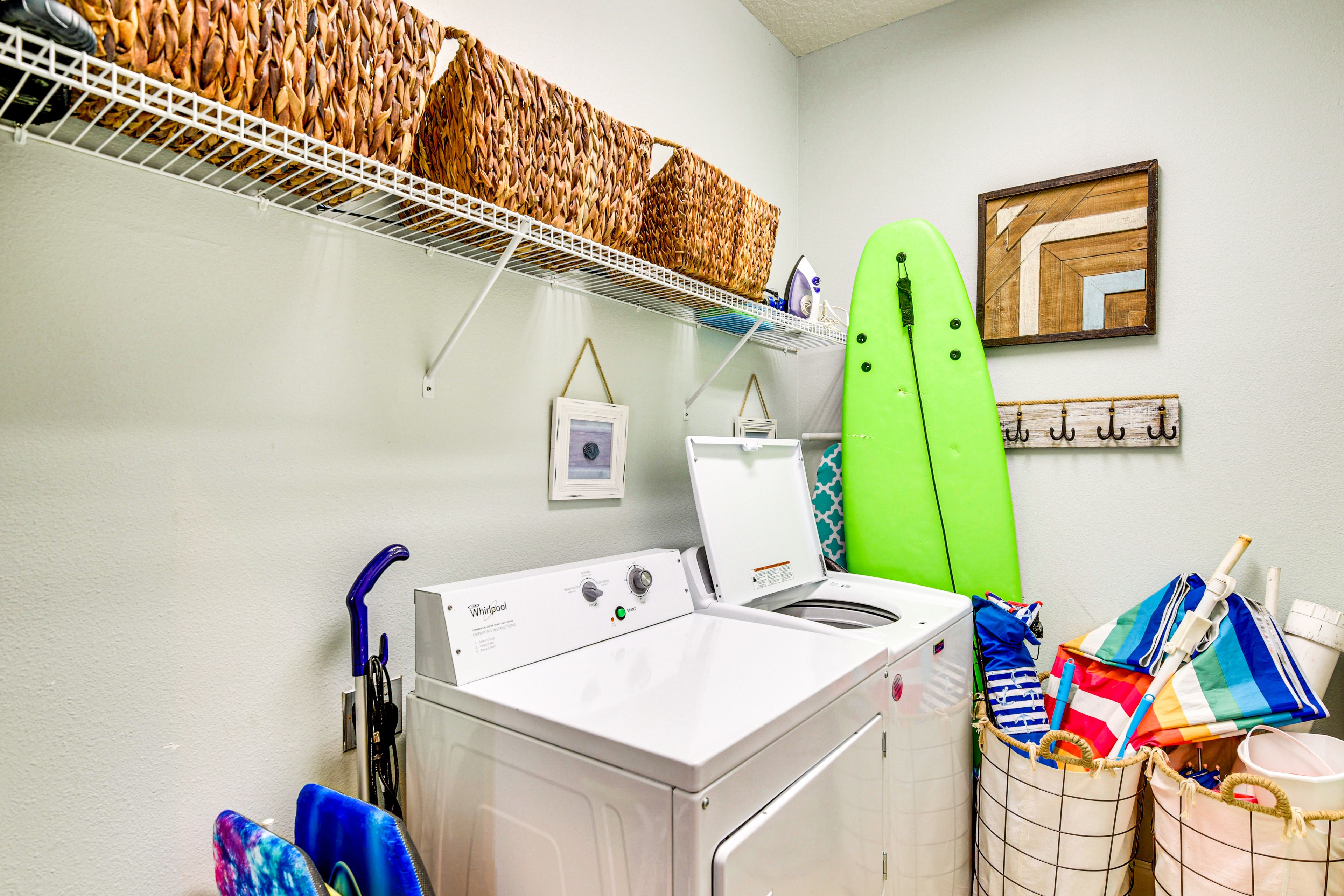 Washer & Dryer | Beach Gear Provided