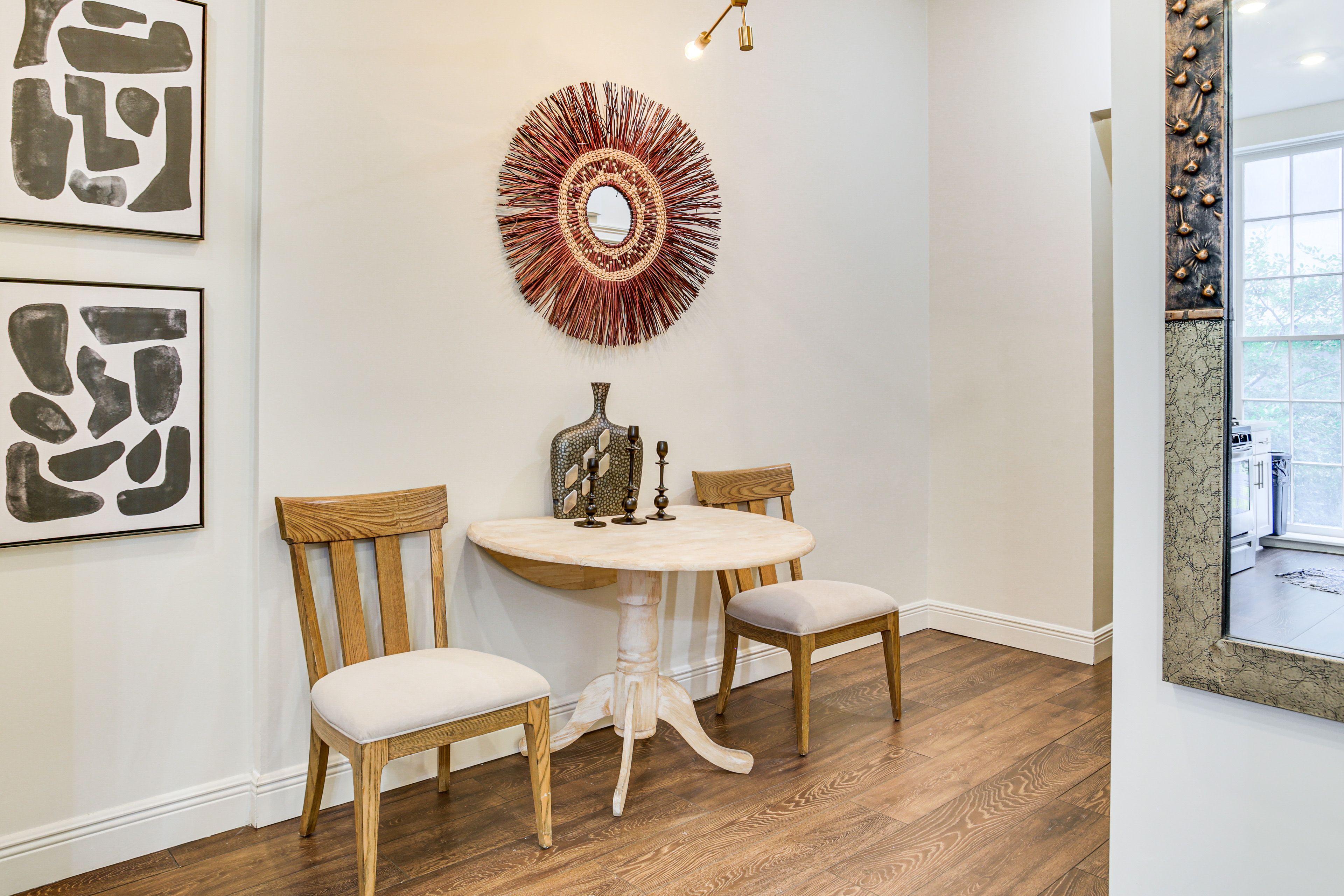 2-Person Dining Table | Dishware & Flatware