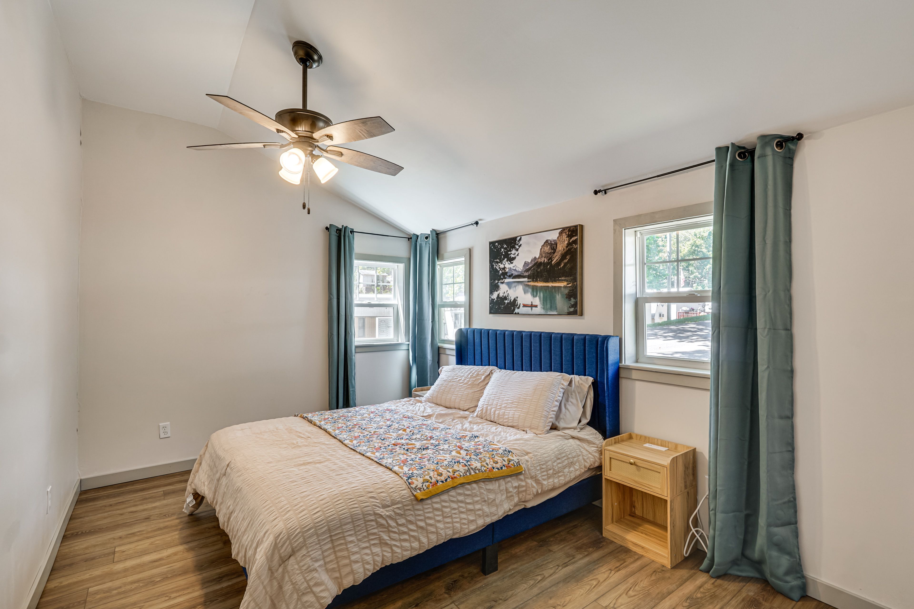 Bedroom 1 | Queen Bed | Linens Provided | Step-Free Access