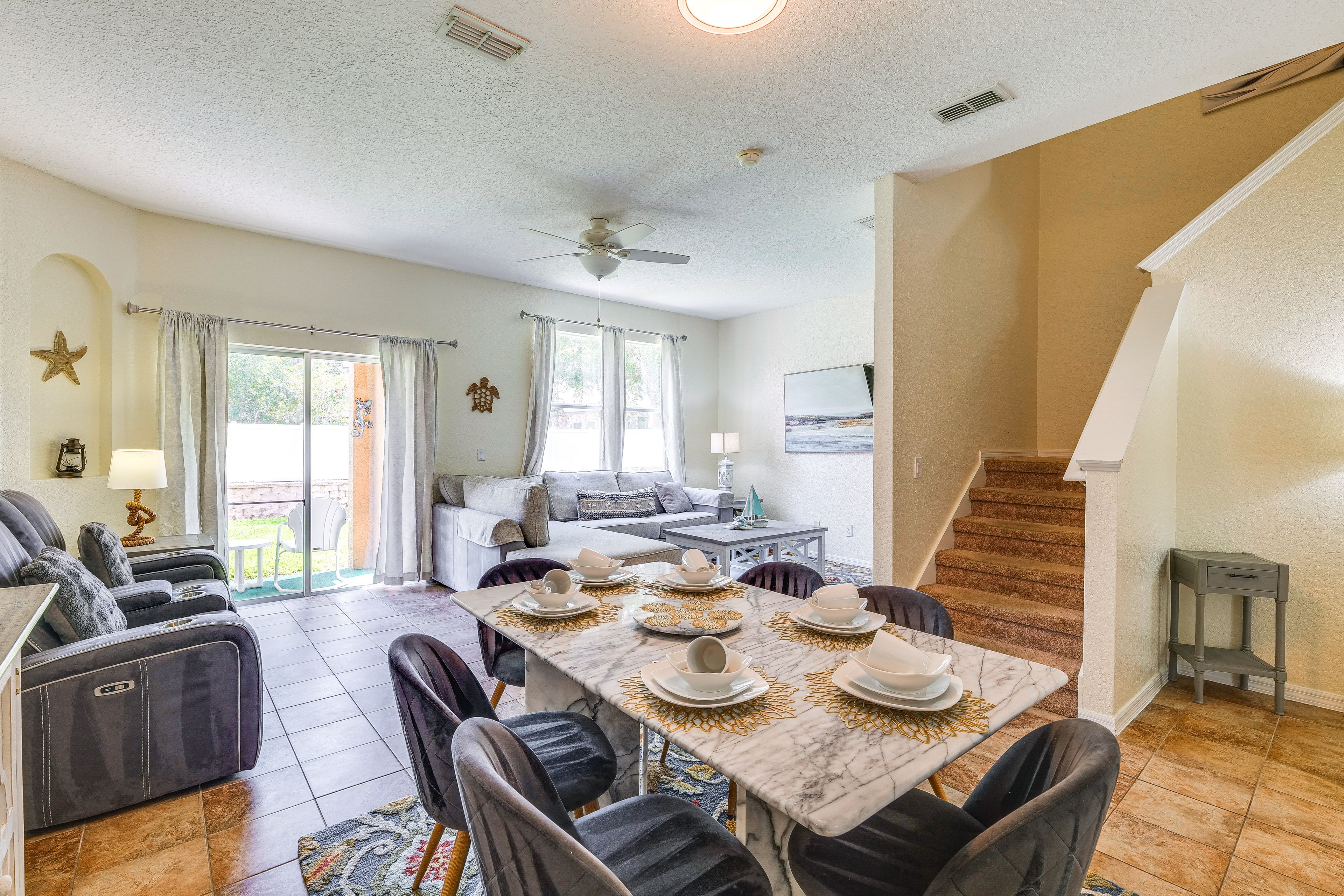 Dining Area | Dishware & Flatware | 1st Floor