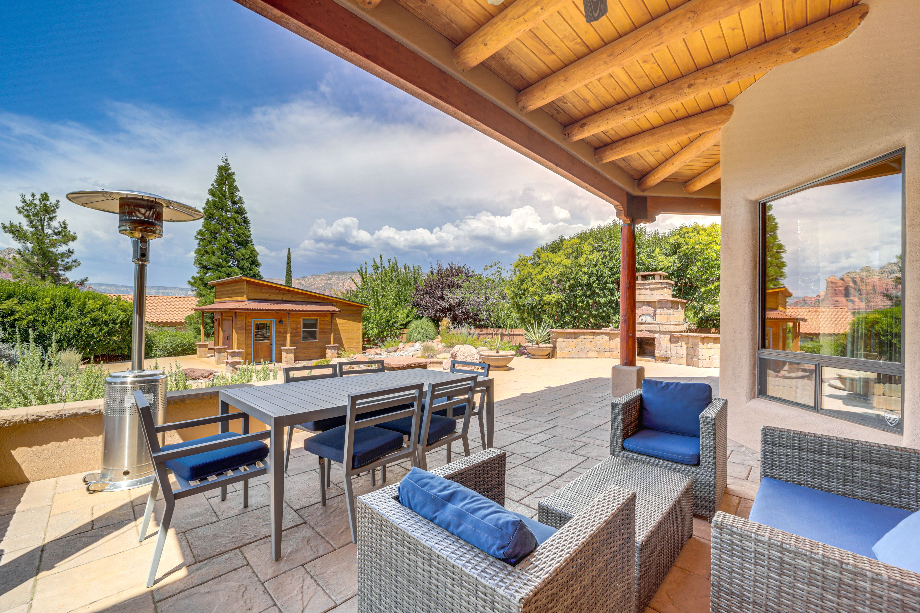 Sedona Vacation Rental | 2BR | 2.5BA | 2,542 Sq Ft | Step-Free Access