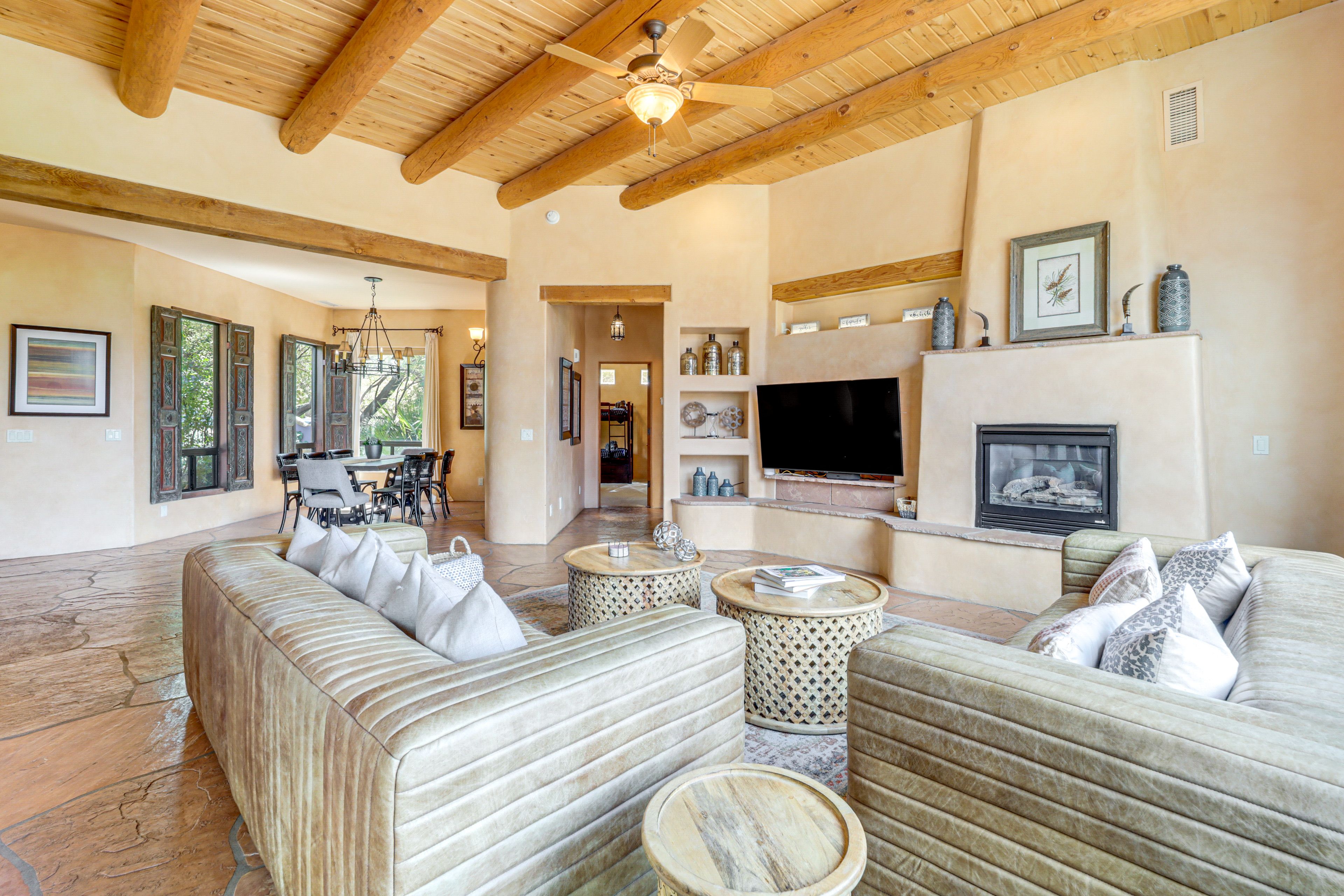 Living Room | Central A/C & Heat | Free WiFi