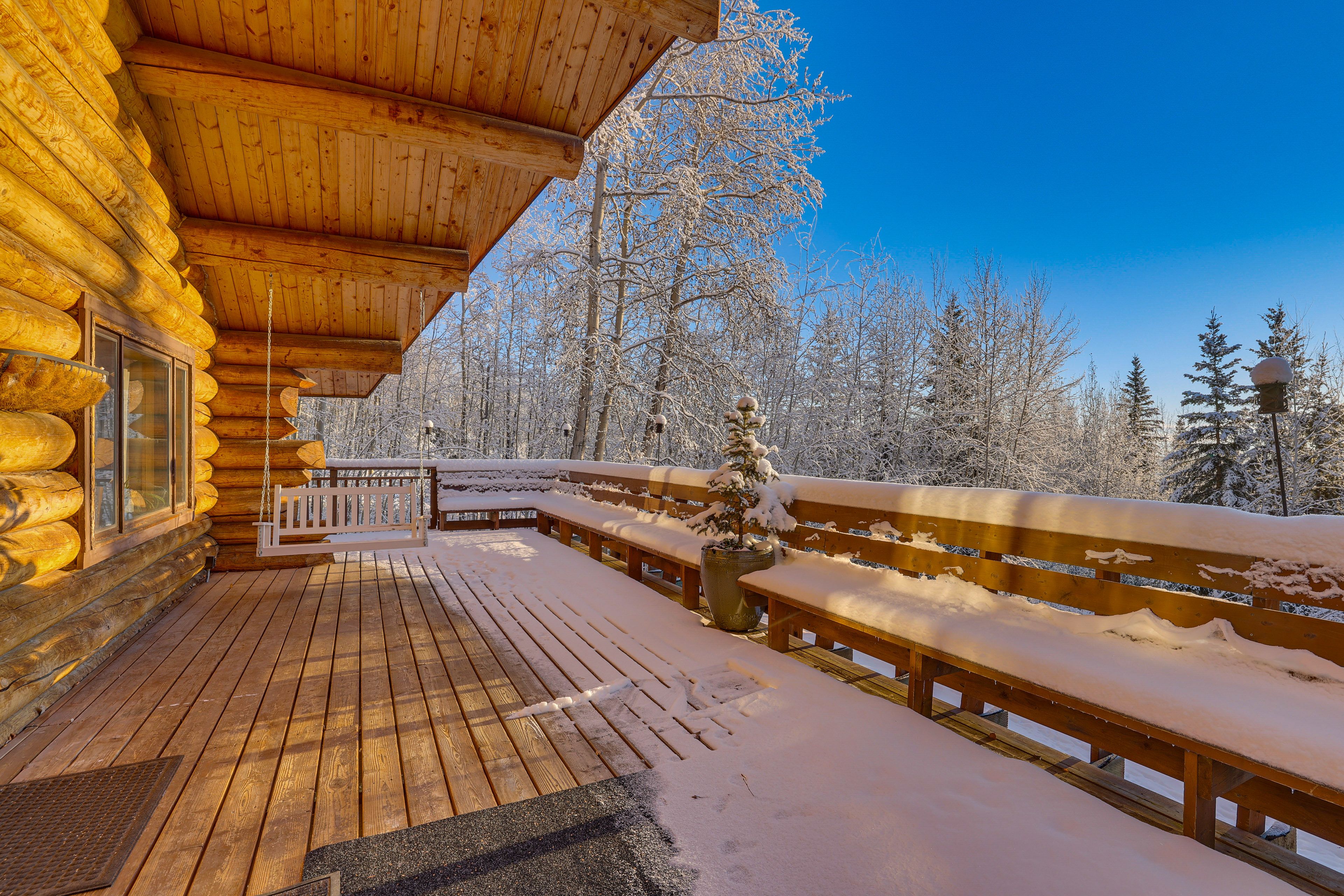 Private Deck | Forest Views