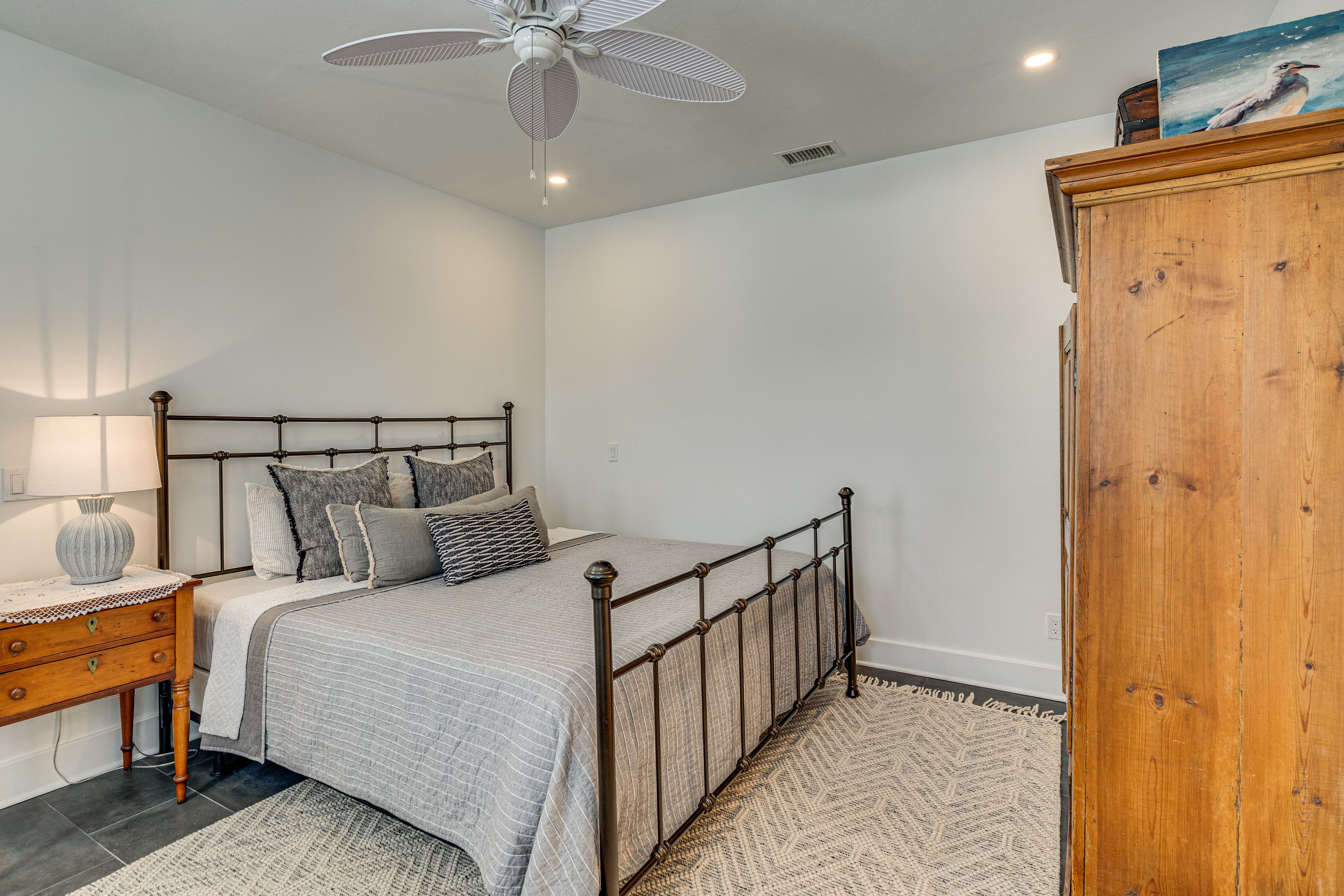 Bedroom 1 | King Bed | Linens Provided | 1st Floor