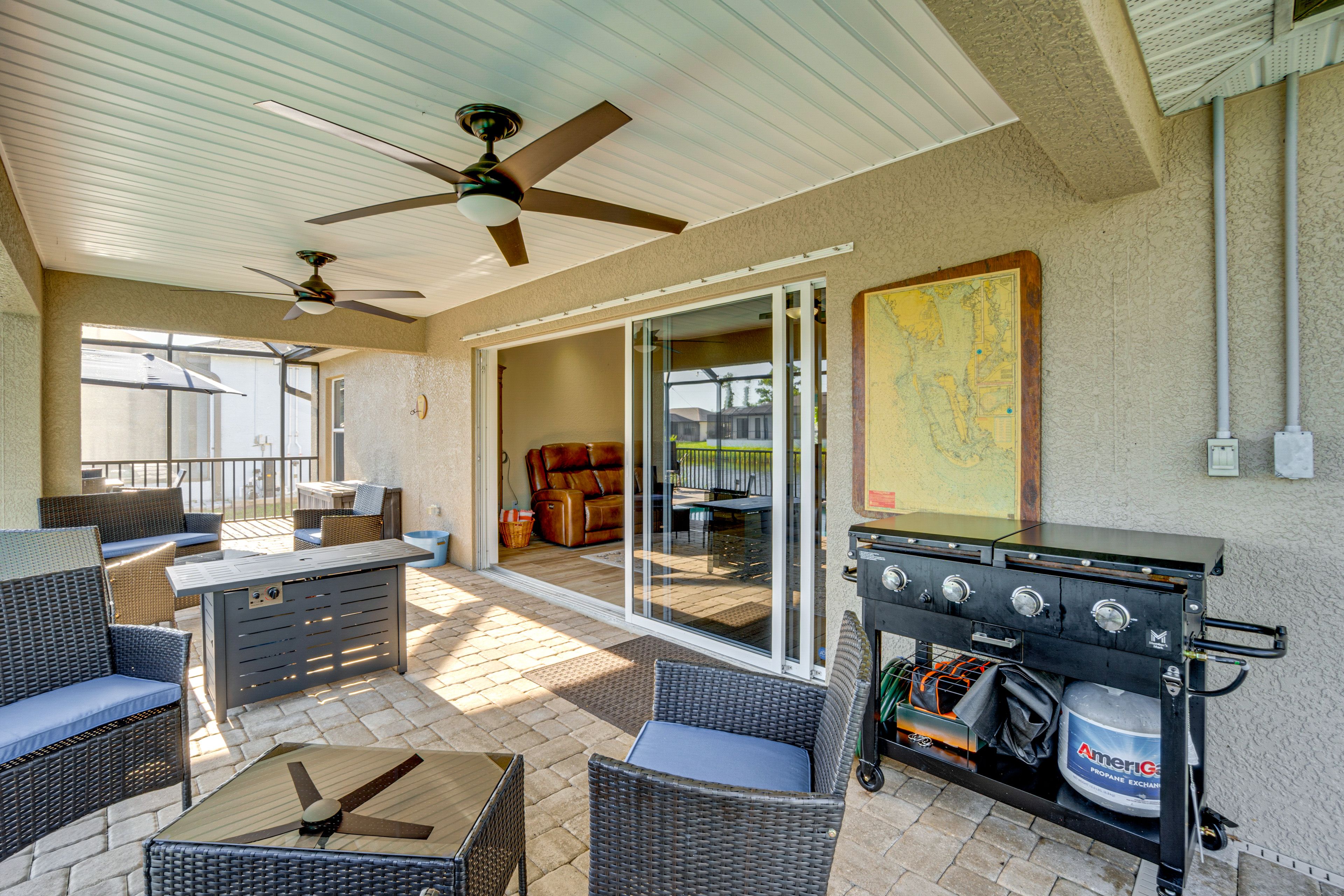 Lanai | Grill | Fire Table | Pool (Heated w/ Fee)