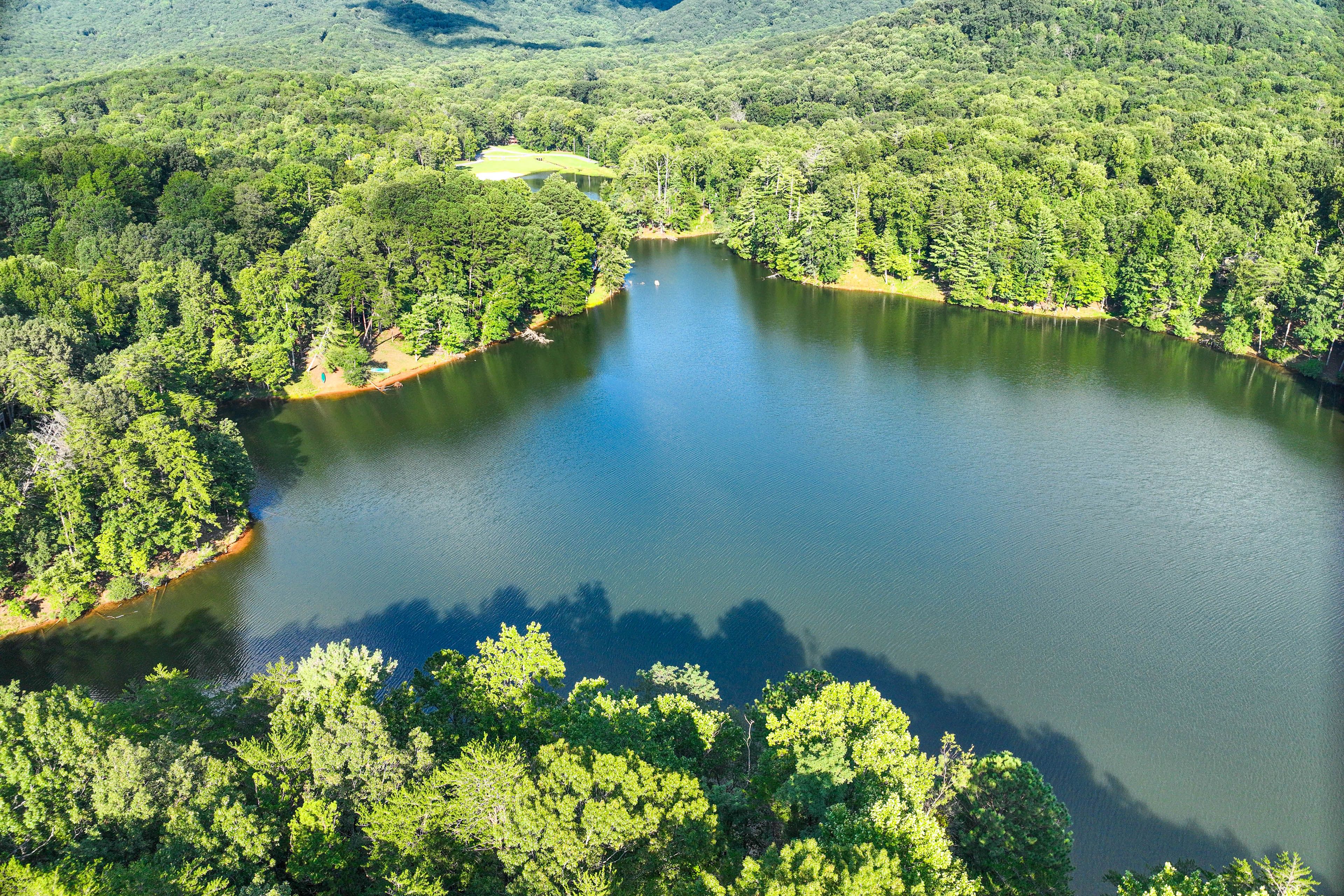Aerial View of Lake Tamarack