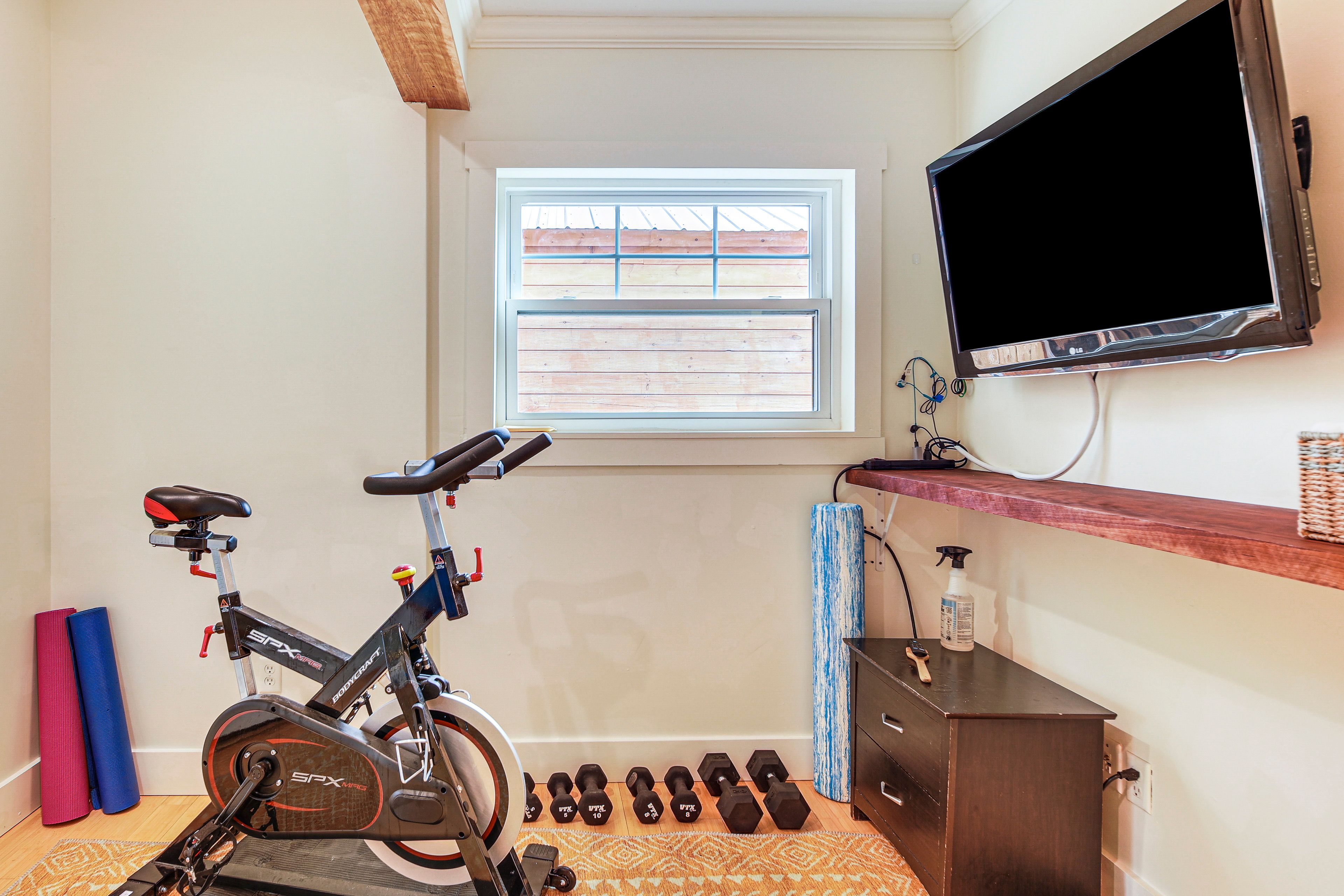 Exercise Room | Yoga Mats | Dumbbell Set | Foam Roller | 1st Floor