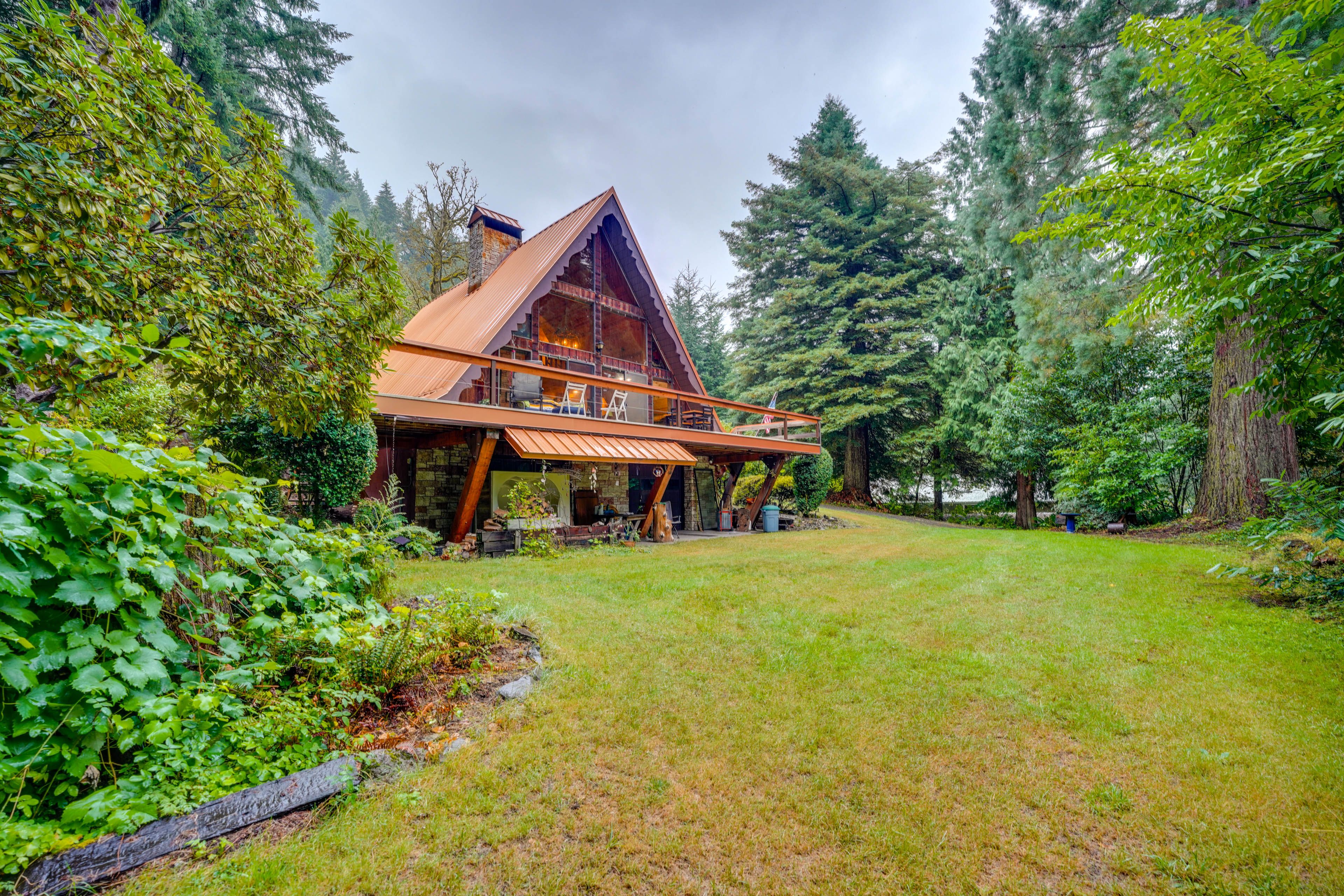 Backyard | Peaceful Wooded Property